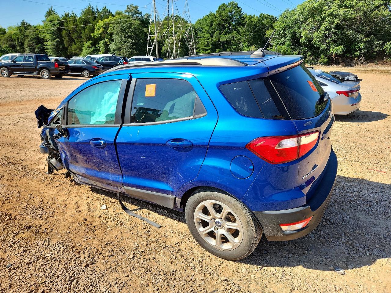 2021 Ford Ecosport Se Синий vin: MAJ3S2GE0MC449192