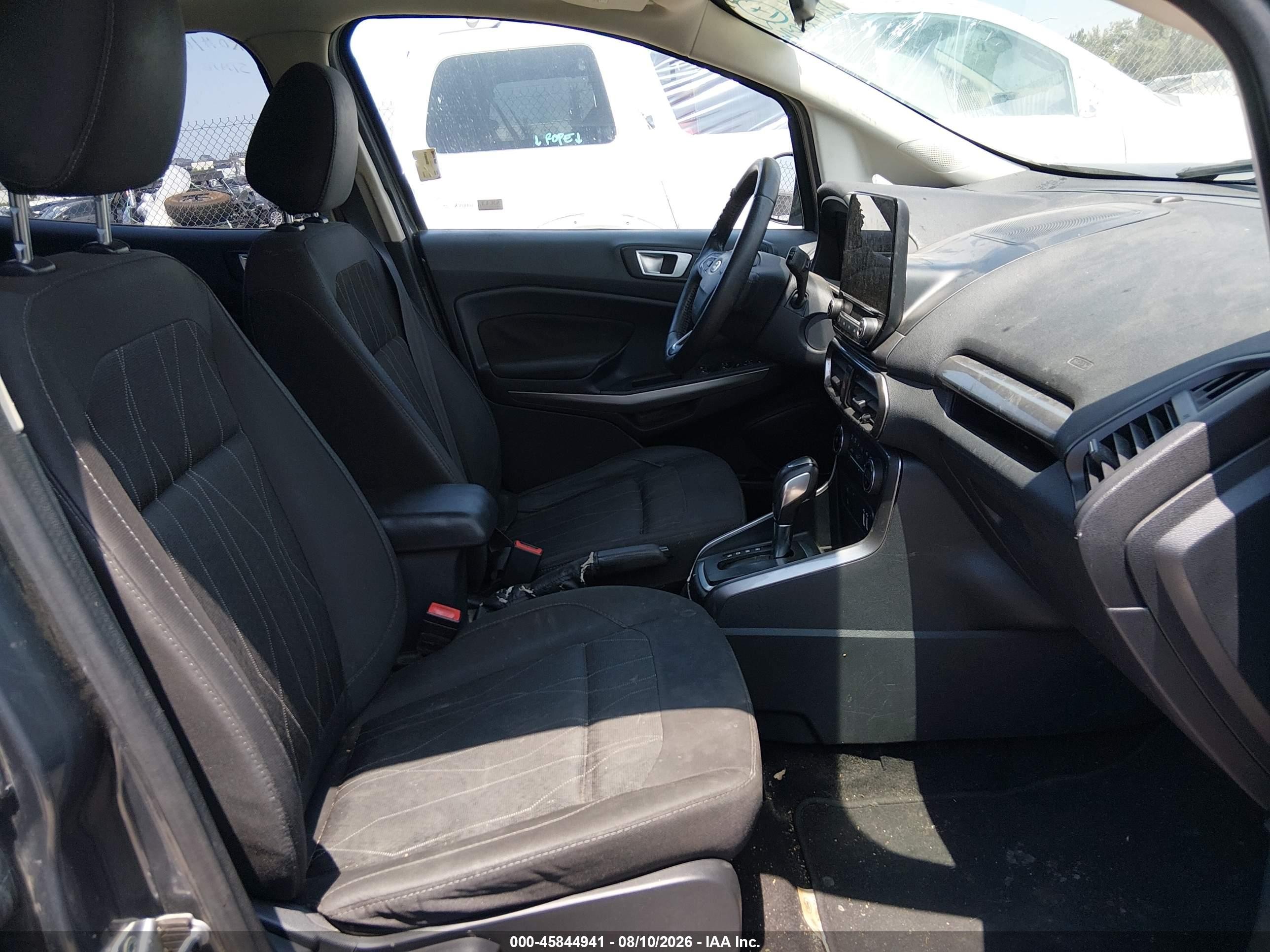 2019 Ford Ecosport Se Gray vin: MAJ3S2GE2KC256975