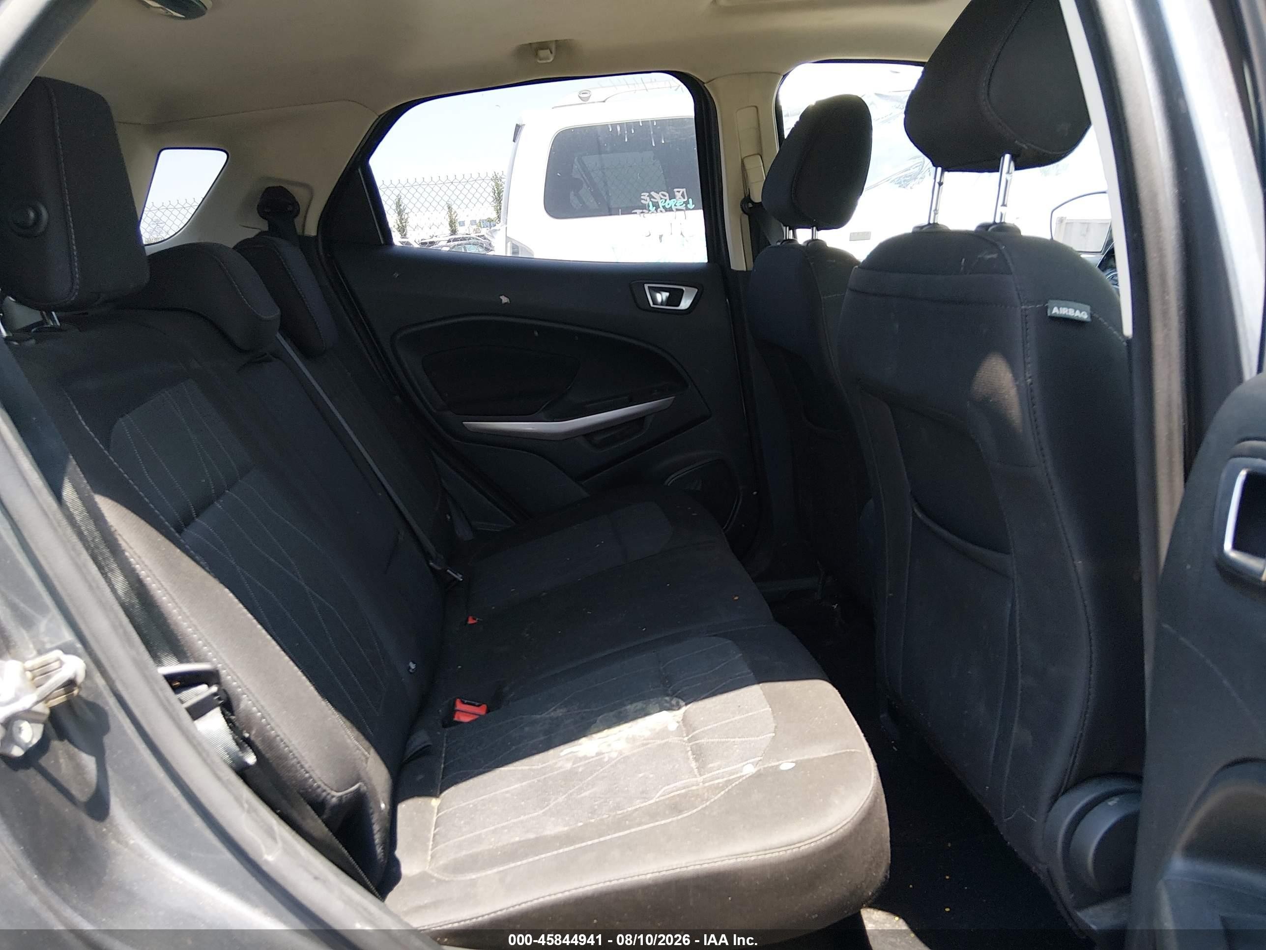 2019 Ford Ecosport Se Gray vin: MAJ3S2GE2KC256975