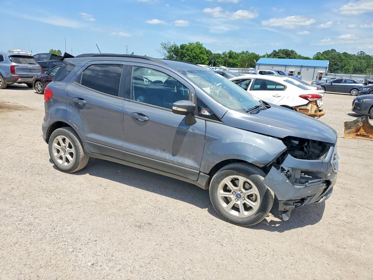 2021 Ford Ecosport Se Gray vin: MAJ3S2GE3MC439739
