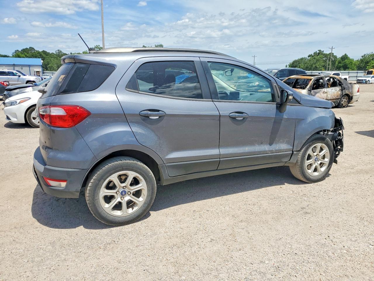 2021 Ford Ecosport Se Gray vin: MAJ3S2GE3MC439739