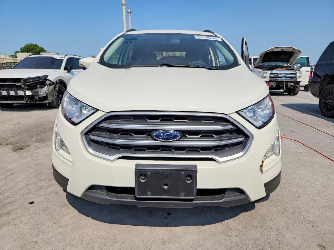 2021 Ford Ecosport Se White vin: MAJ3S2GE3MC452376