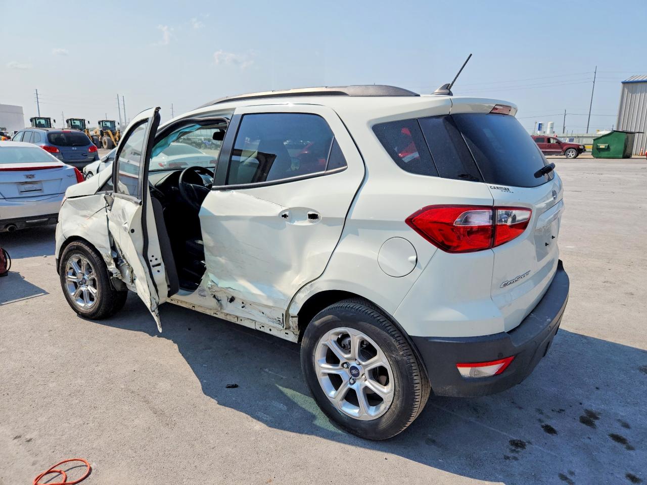 2021 Ford Ecosport Se White vin: MAJ3S2GE3MC452376