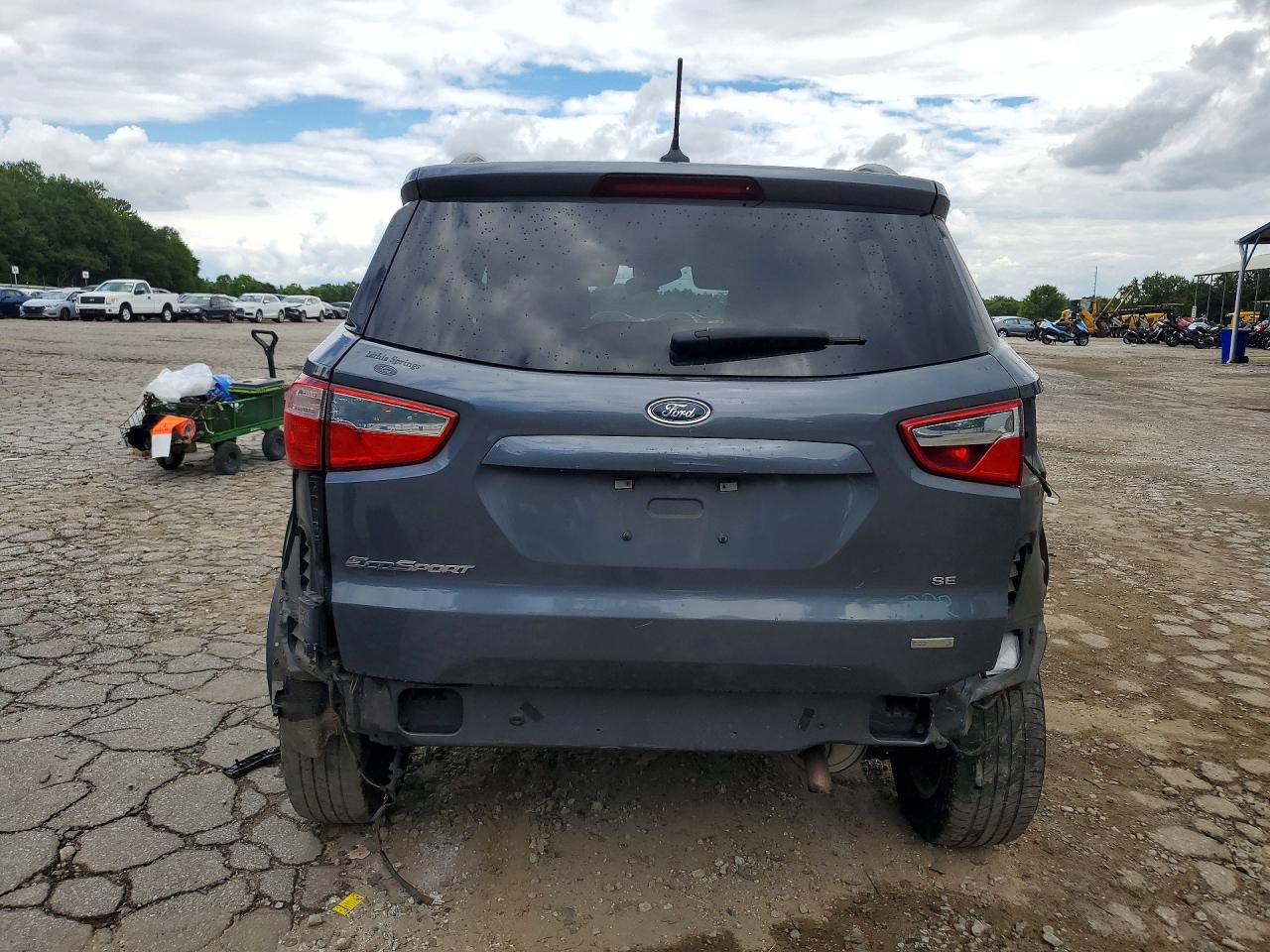 2020 Ford Ecosport Se Gray vin: MAJ3S2GE4LC322234