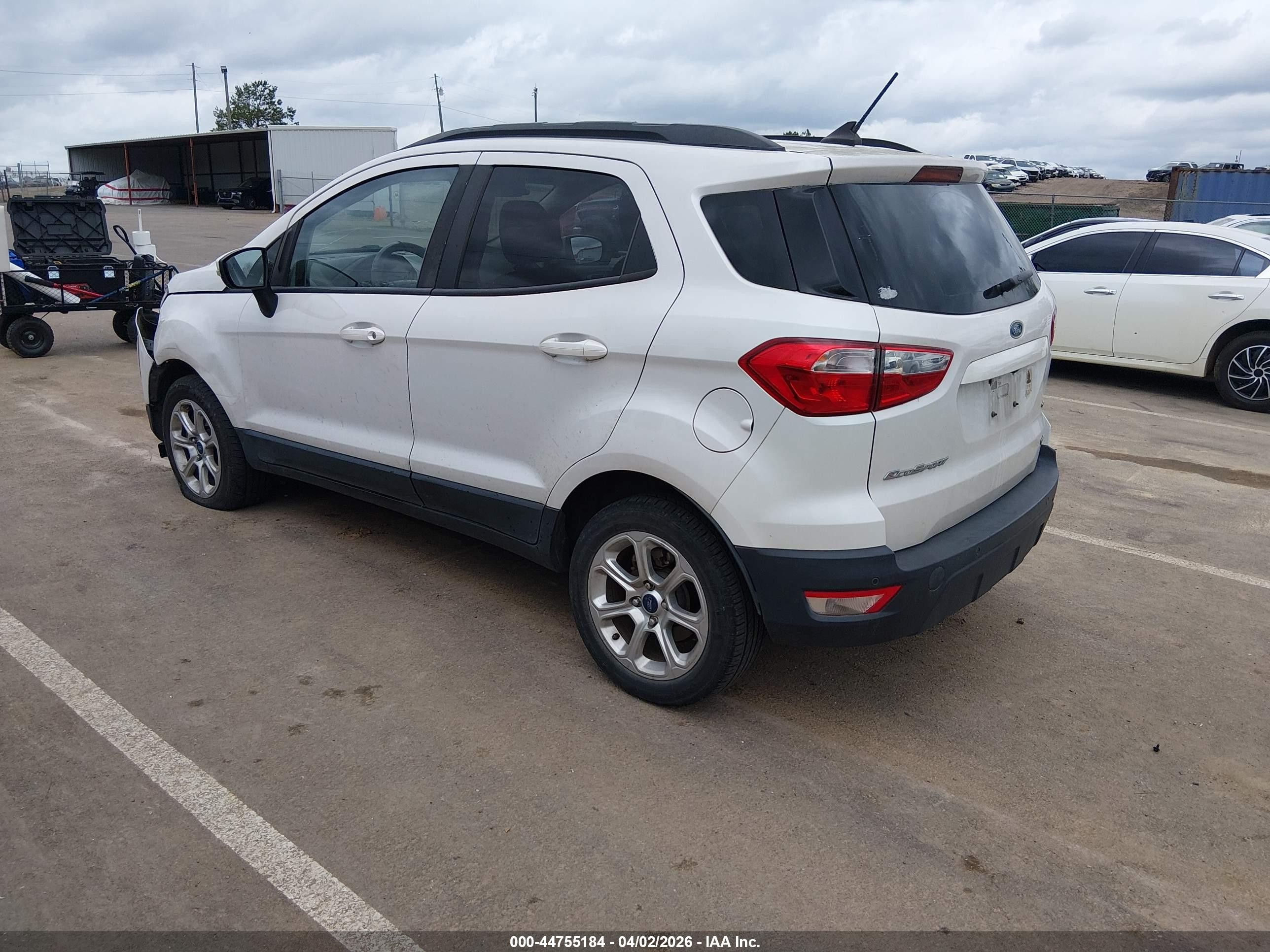 2020 Ford Ecosport Se Белый vin: MAJ3S2GE4LC336831