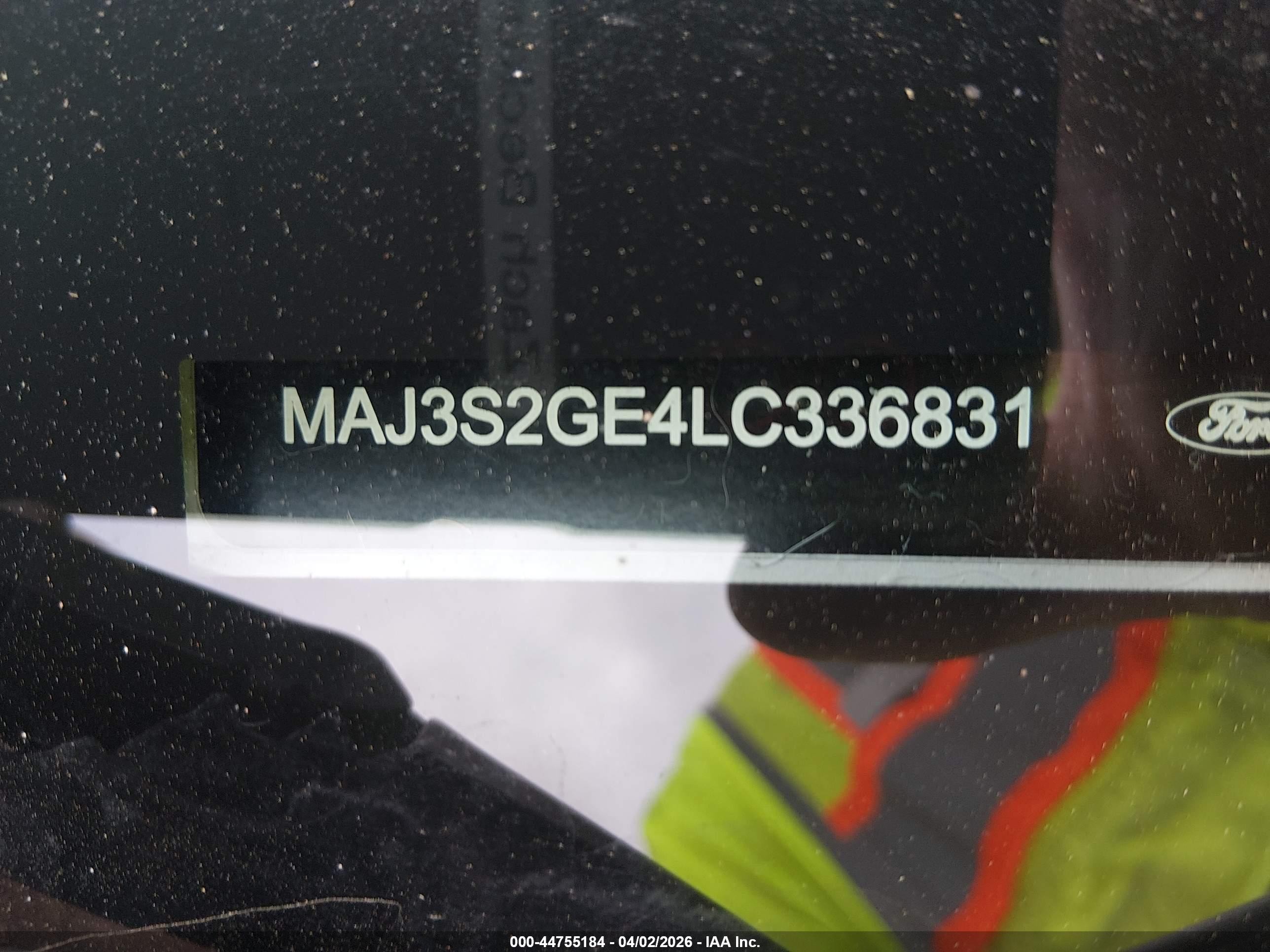 2020 Ford Ecosport Se Белый vin: MAJ3S2GE4LC336831