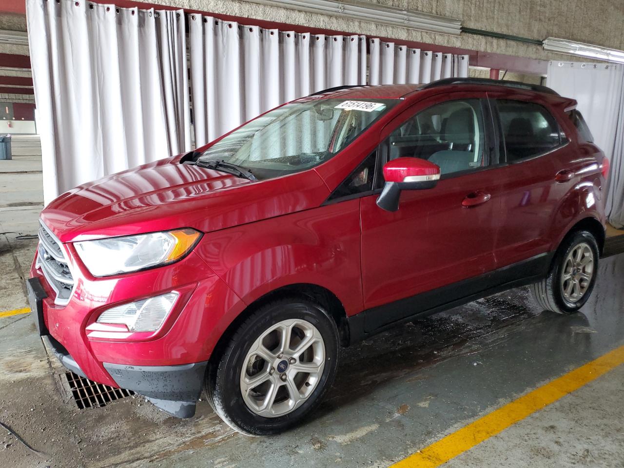 2020 Ford Ecosport Se Red vin: MAJ3S2GE4LC340295 Damage: Left Front Fender, Heavy Scratch, 1/2 To 1 Inch