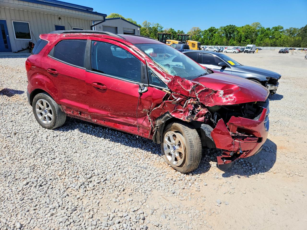 2020 Ford Ecosport Se Maroon vin: MAJ3S2GE4LC394552