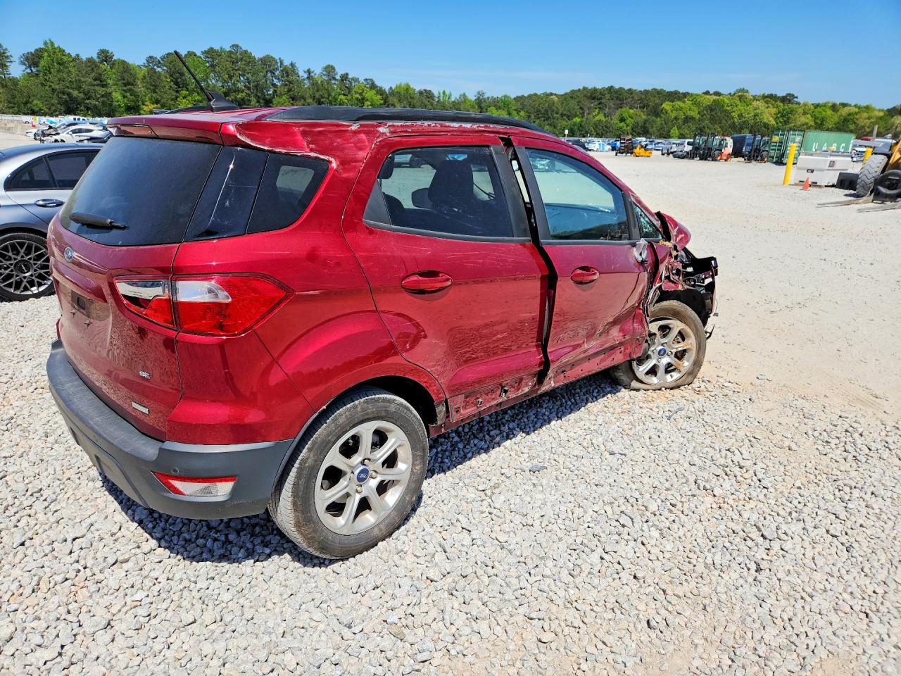 2020 Ford Ecosport Se Maroon vin: MAJ3S2GE4LC394552