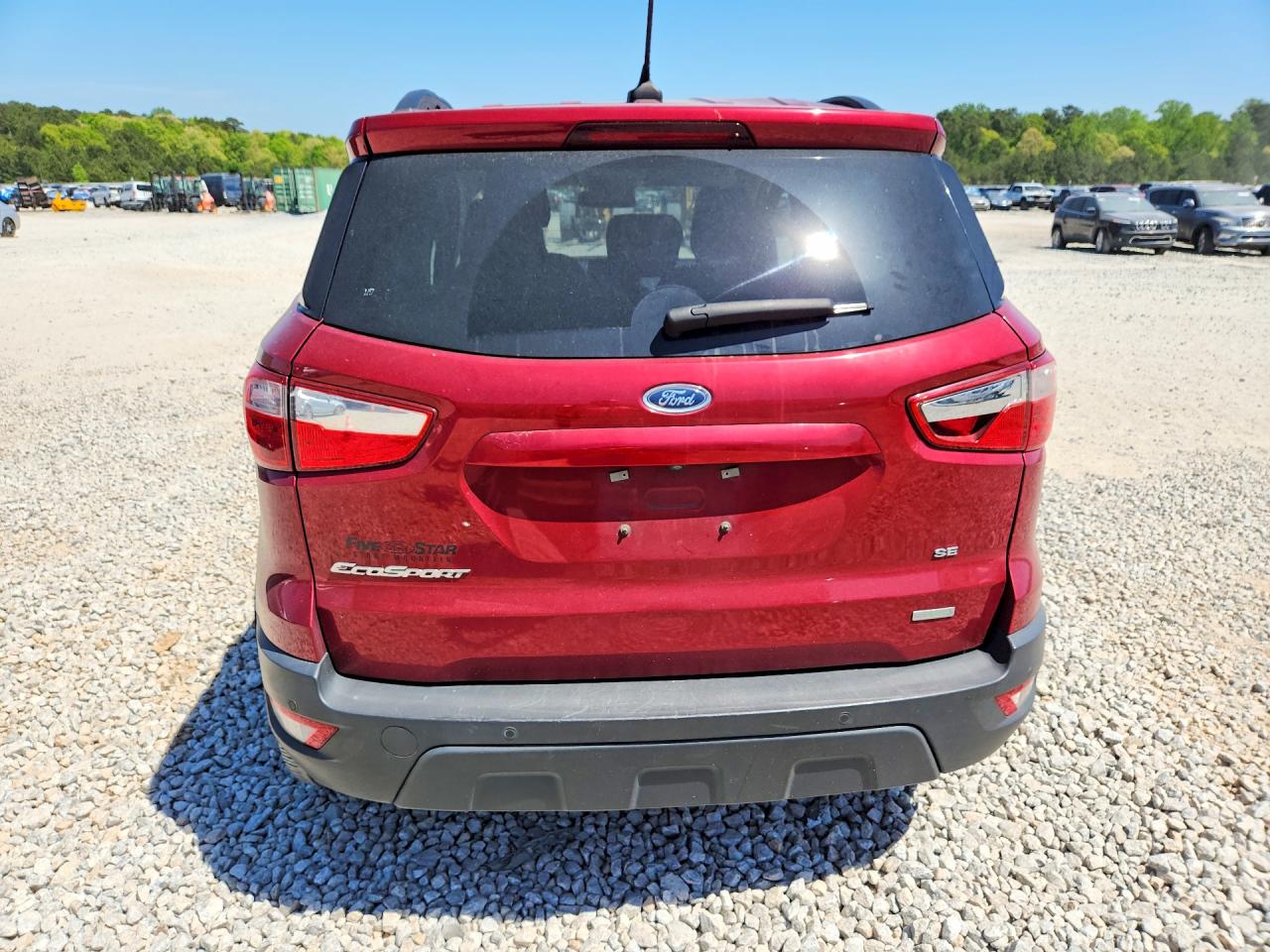 2020 Ford Ecosport Se Maroon vin: MAJ3S2GE4LC394552