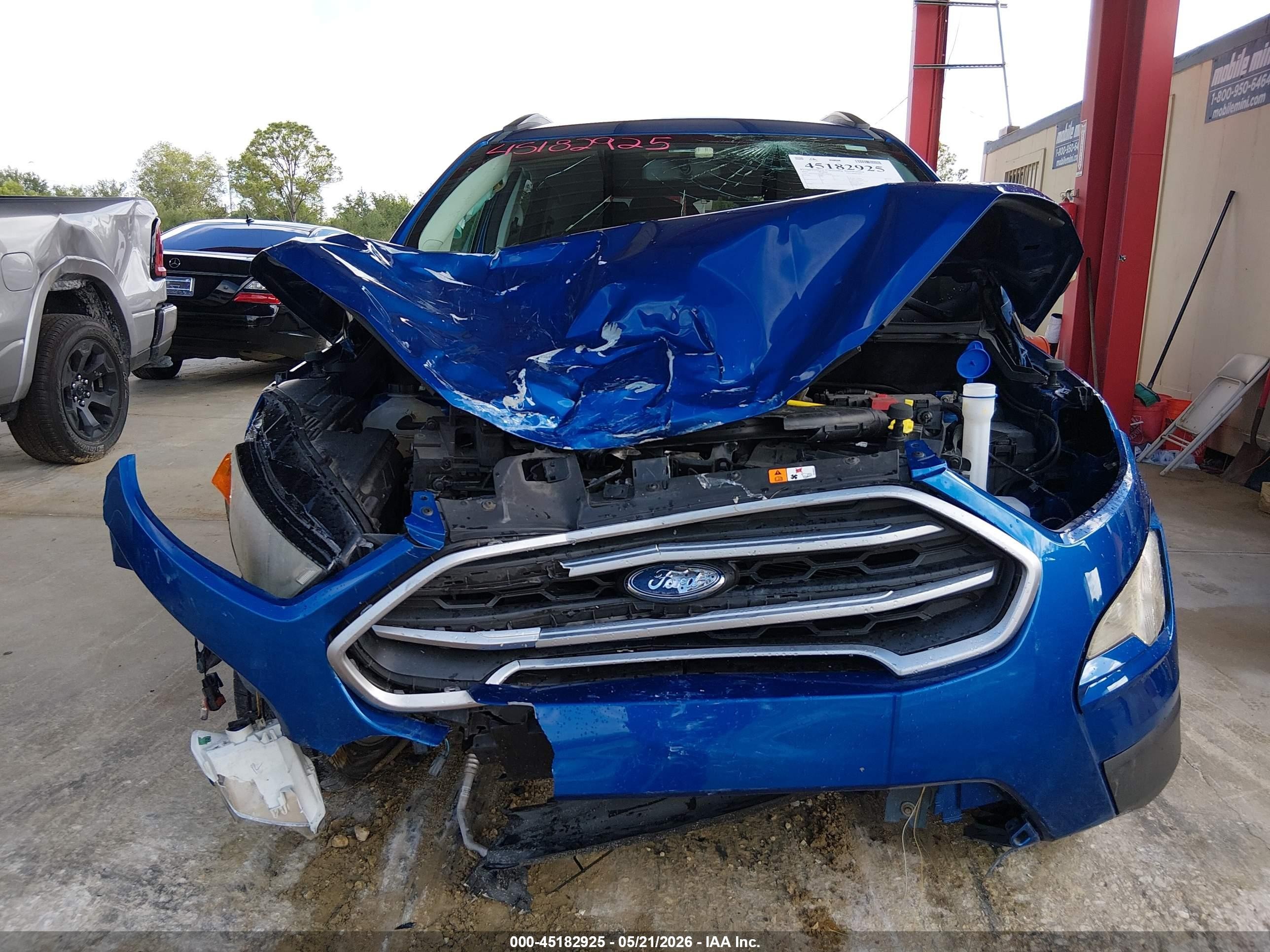 2021 Ford Ecosport Se Blue vin: MAJ3S2GE4MC404000