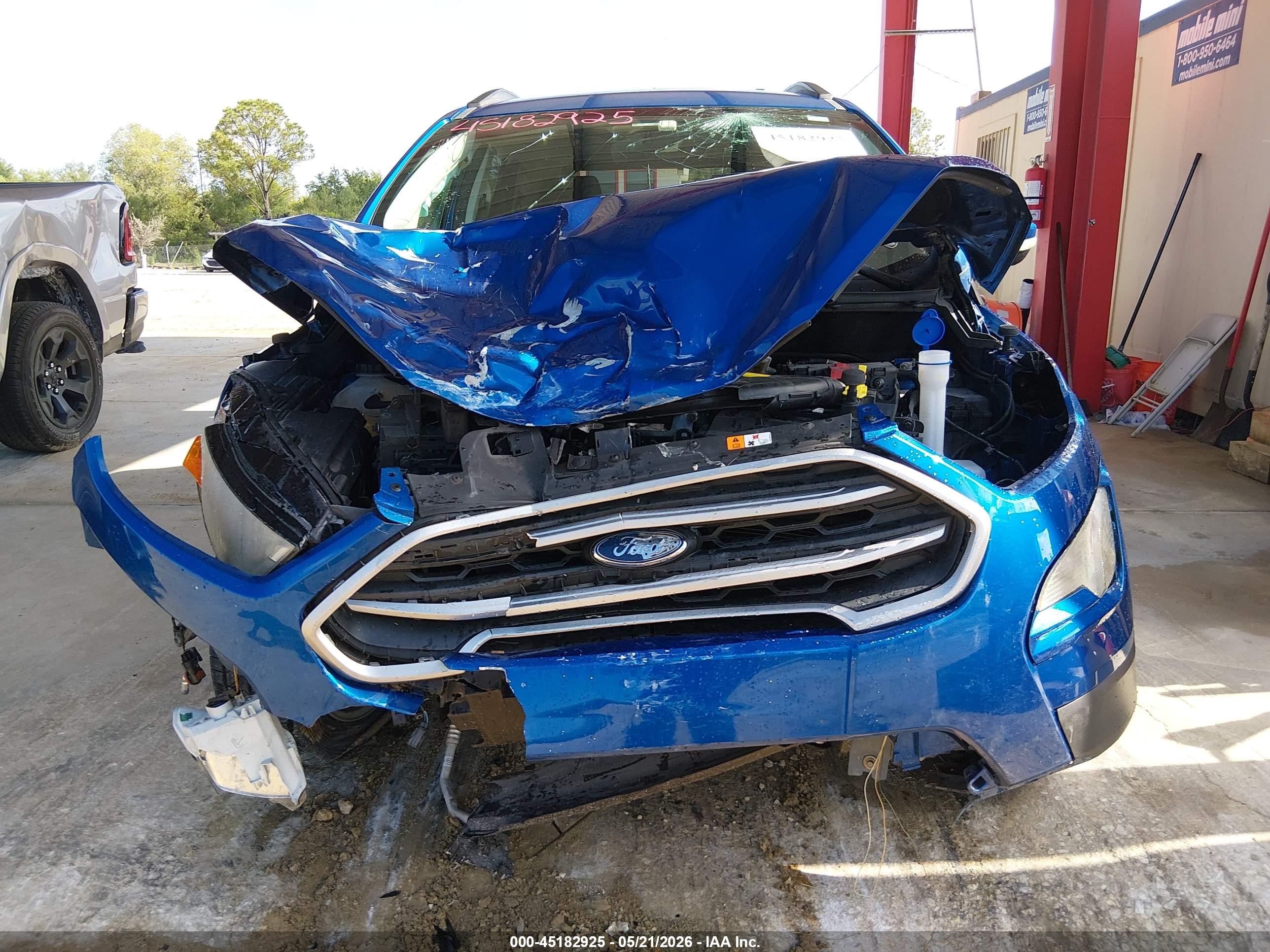 2021 Ford Ecosport Se Blue vin: MAJ3S2GE4MC404000