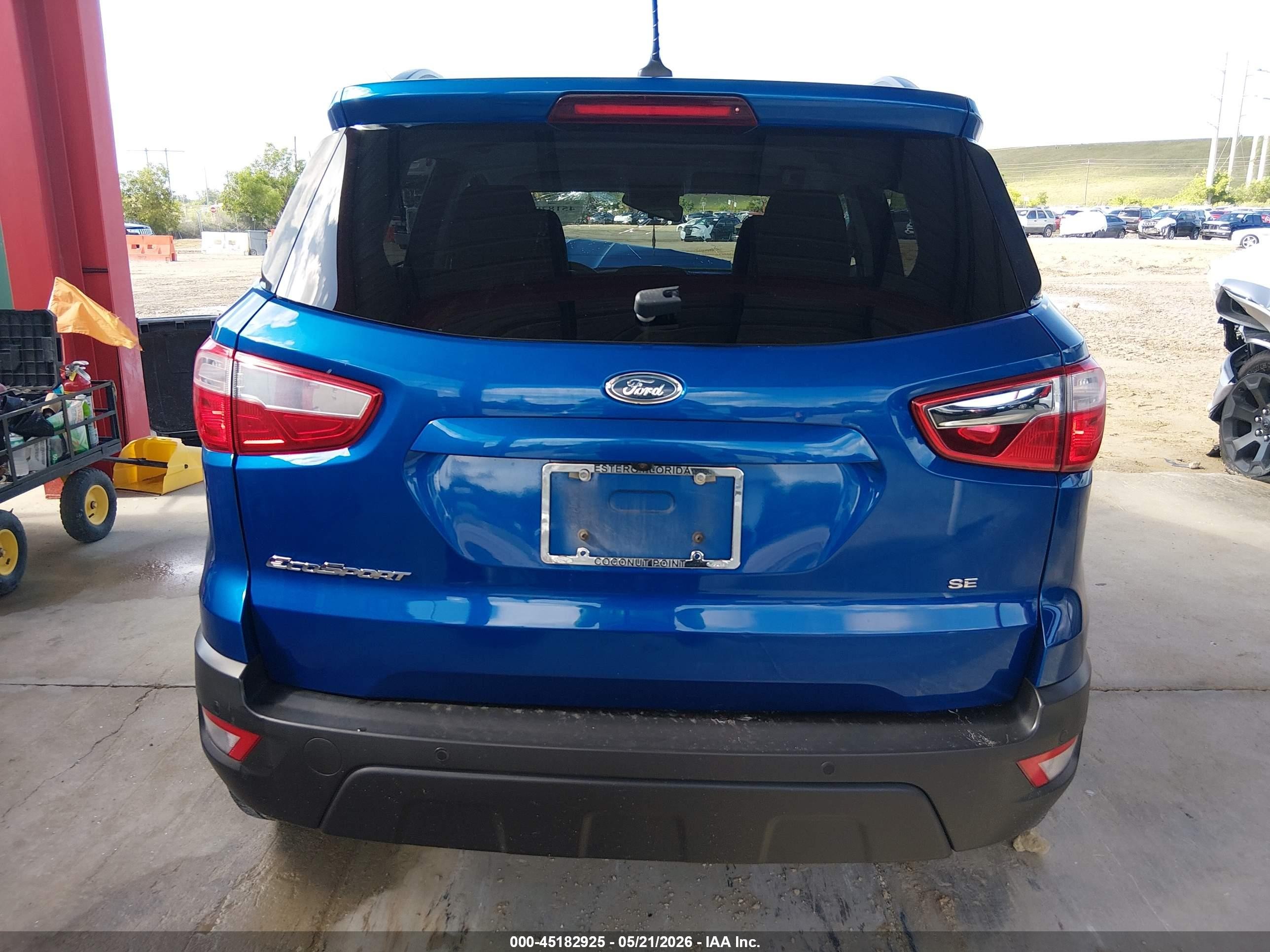 2021 Ford Ecosport Se Blue vin: MAJ3S2GE4MC404000