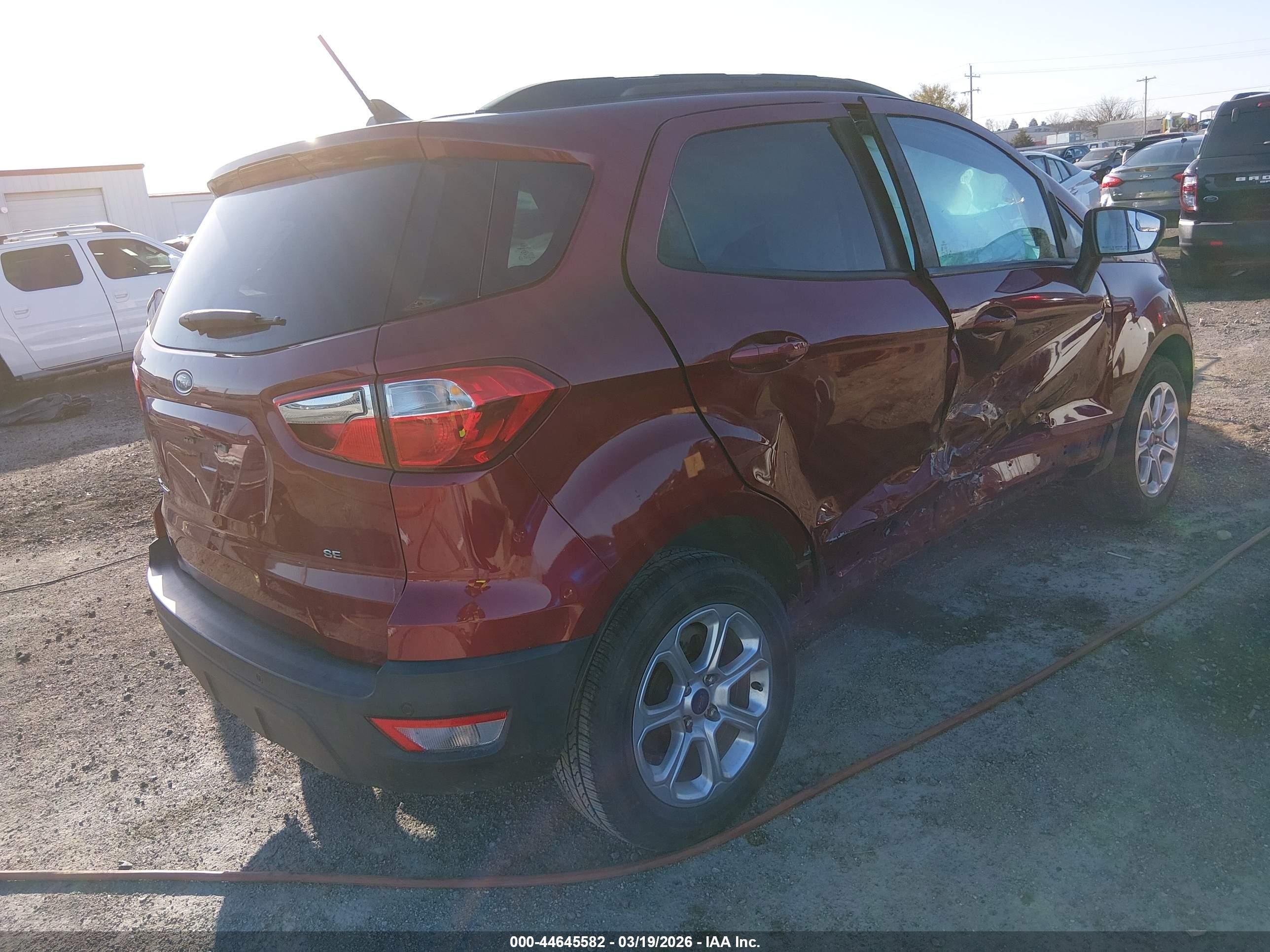 2021 Ford Ecosport Se Red vin: MAJ3S2GE4MC452208