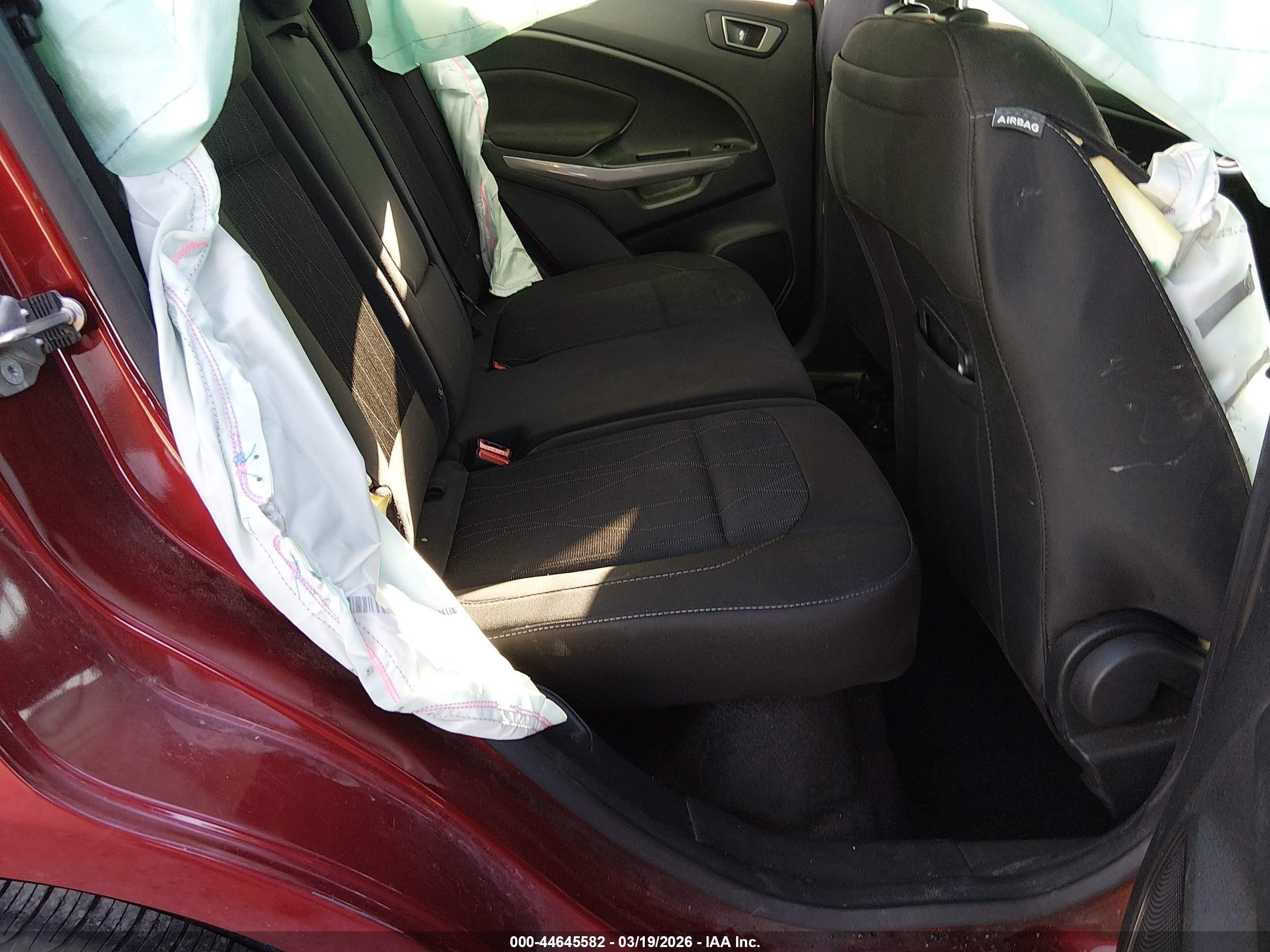 2021 Ford Ecosport Se Red vin: MAJ3S2GE4MC452208