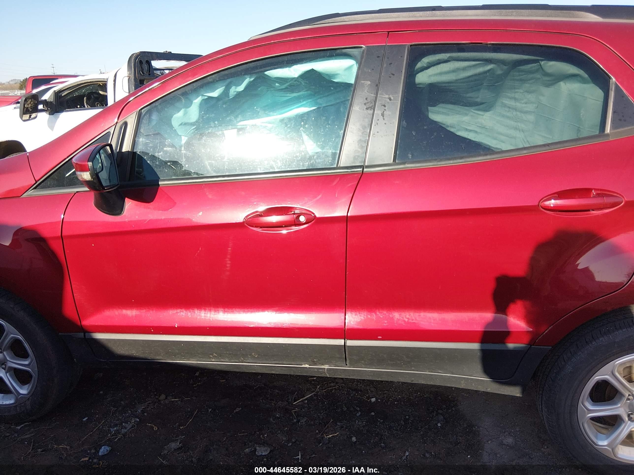 2021 Ford Ecosport Se Red vin: MAJ3S2GE4MC452208