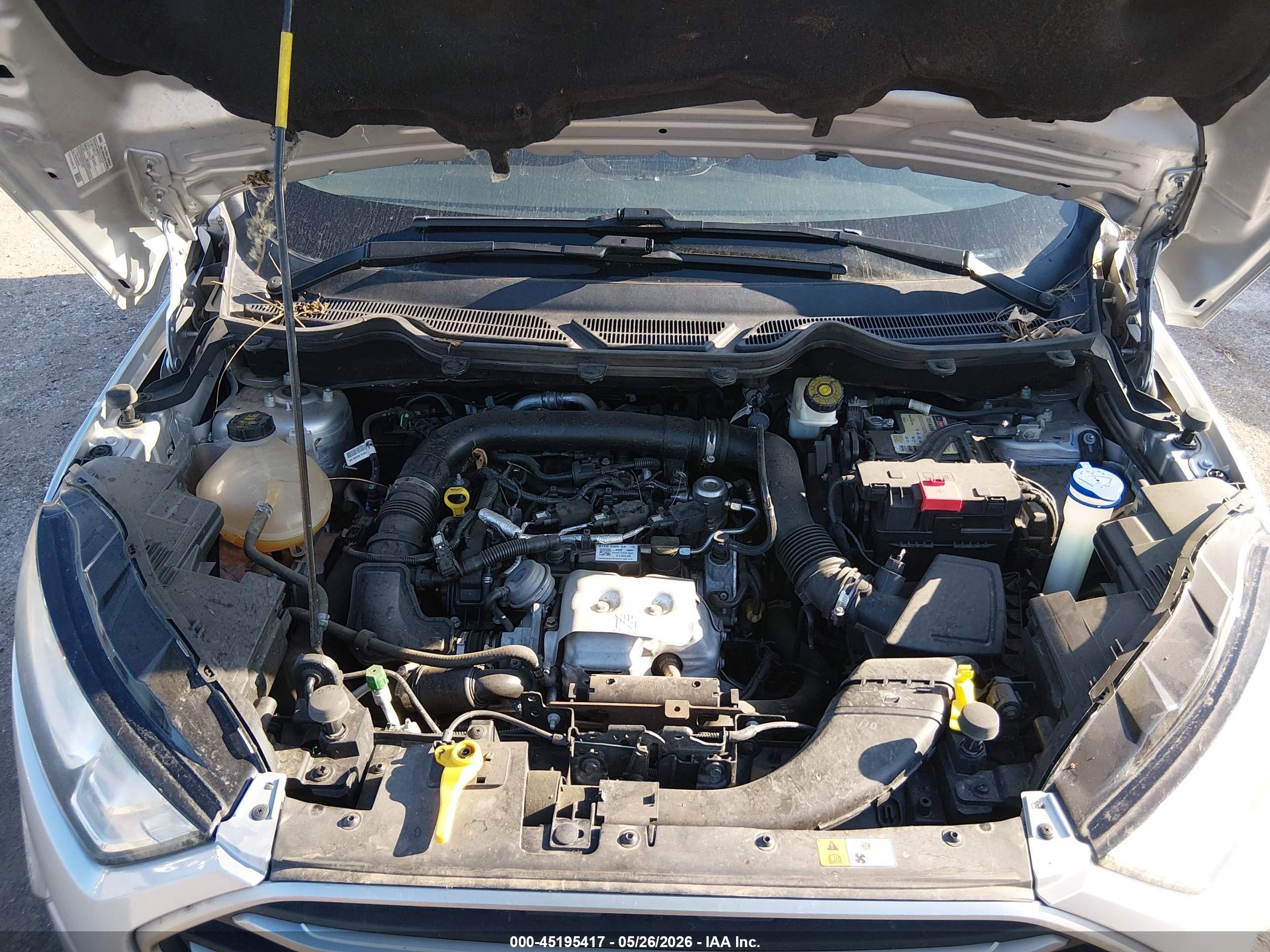 2019 Ford Ecosport Se Silver vin: MAJ3S2GE5KC273446