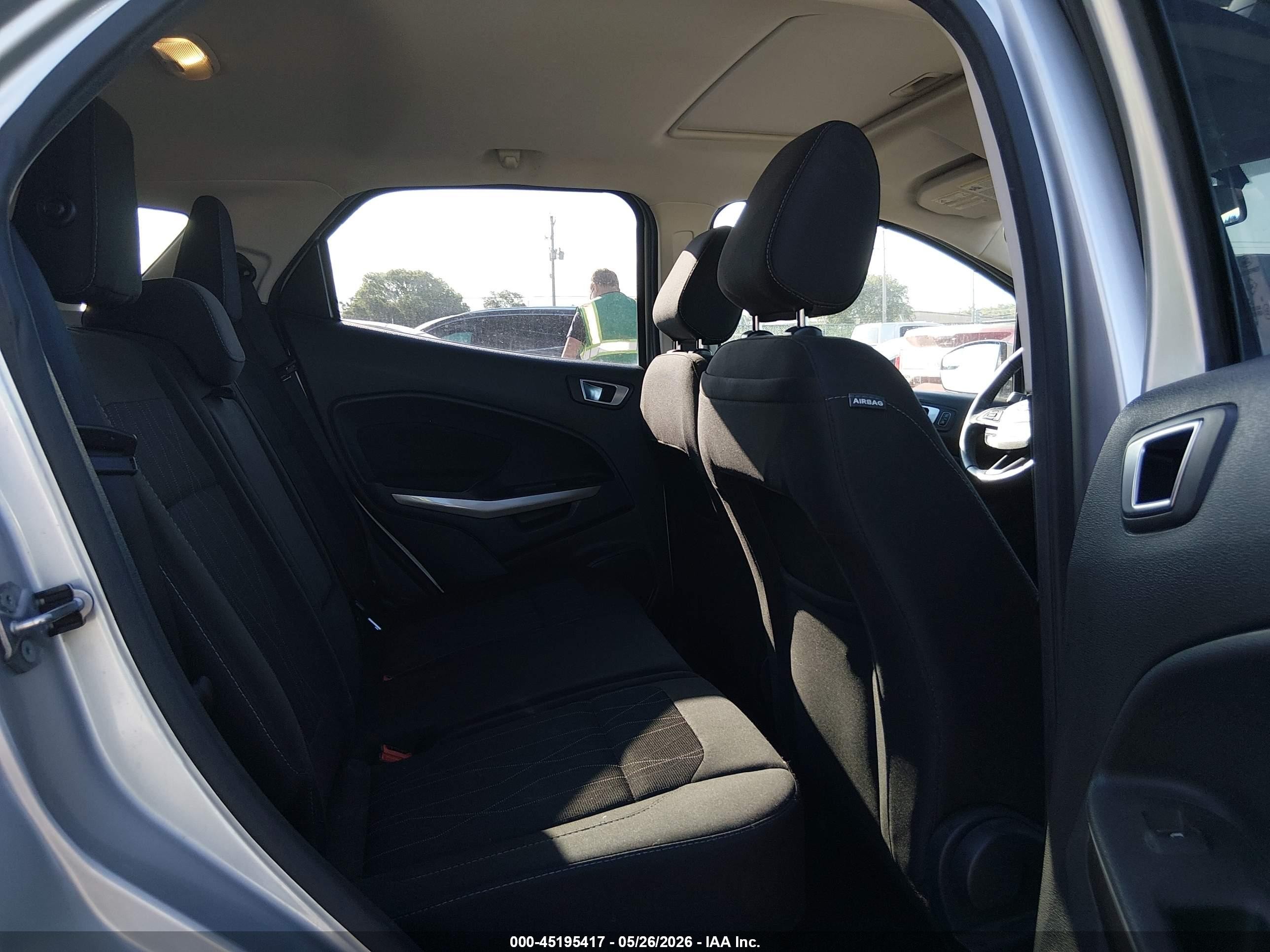 2019 Ford Ecosport Se Silver vin: MAJ3S2GE5KC273446