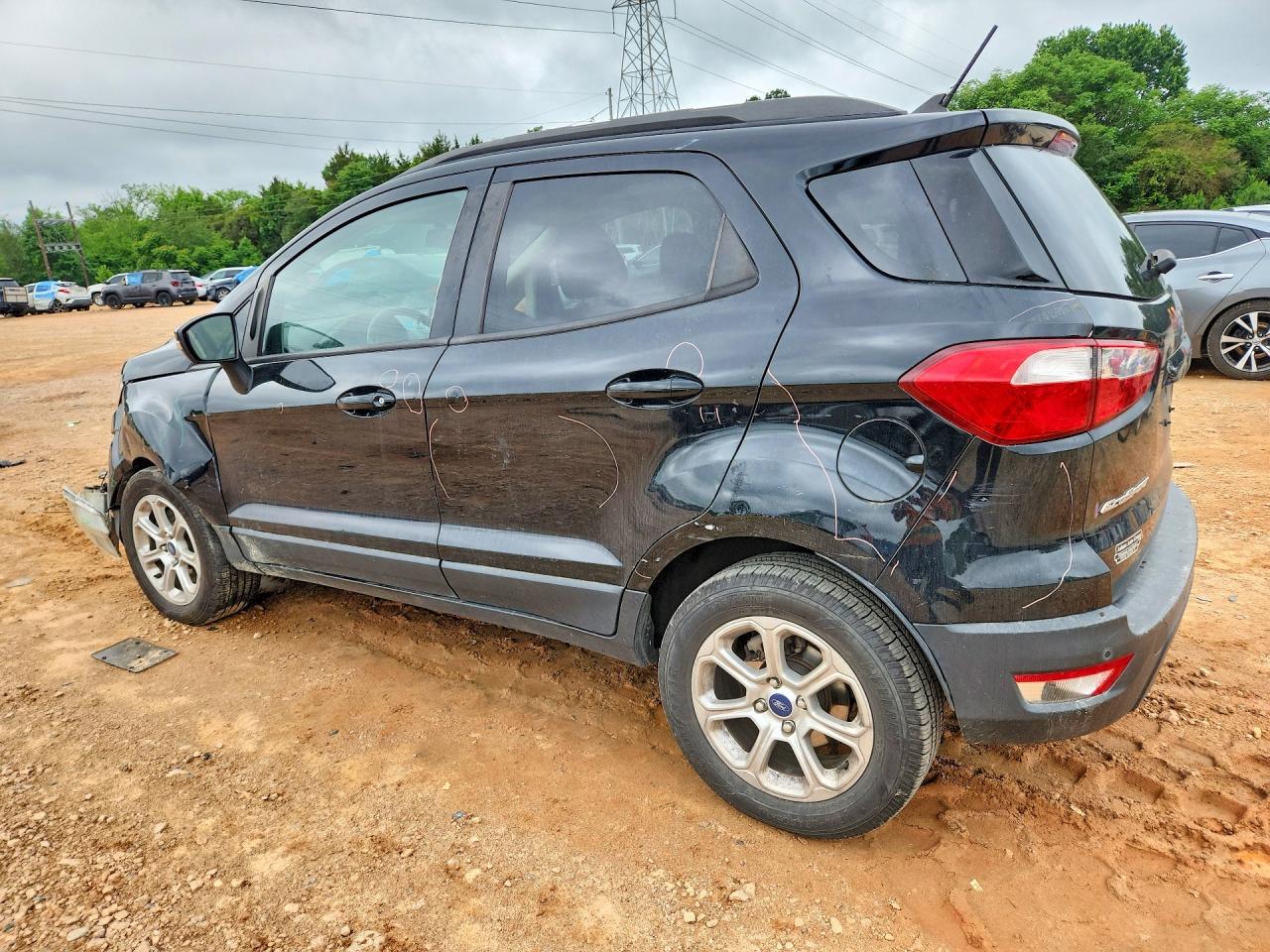 2019 Ford Ecosport Se Black vin: MAJ3S2GE7KC307547