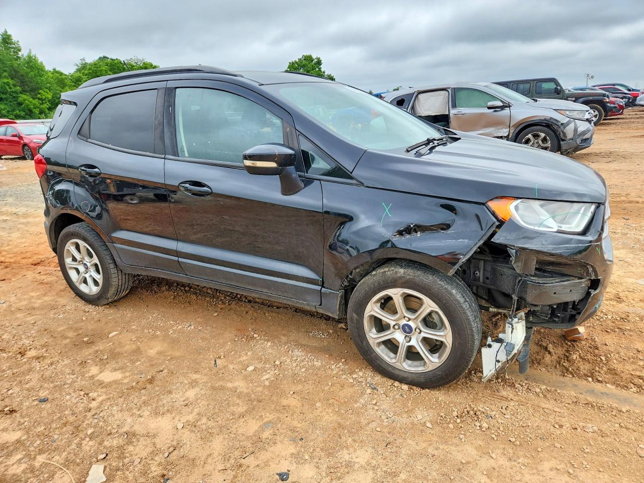2019 Ford Ecosport Se Black vin: MAJ3S2GE7KC307547