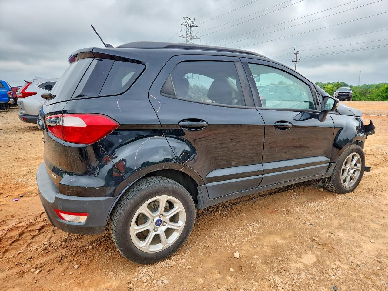 2019 Ford Ecosport Se Black vin: MAJ3S2GE7KC307547
