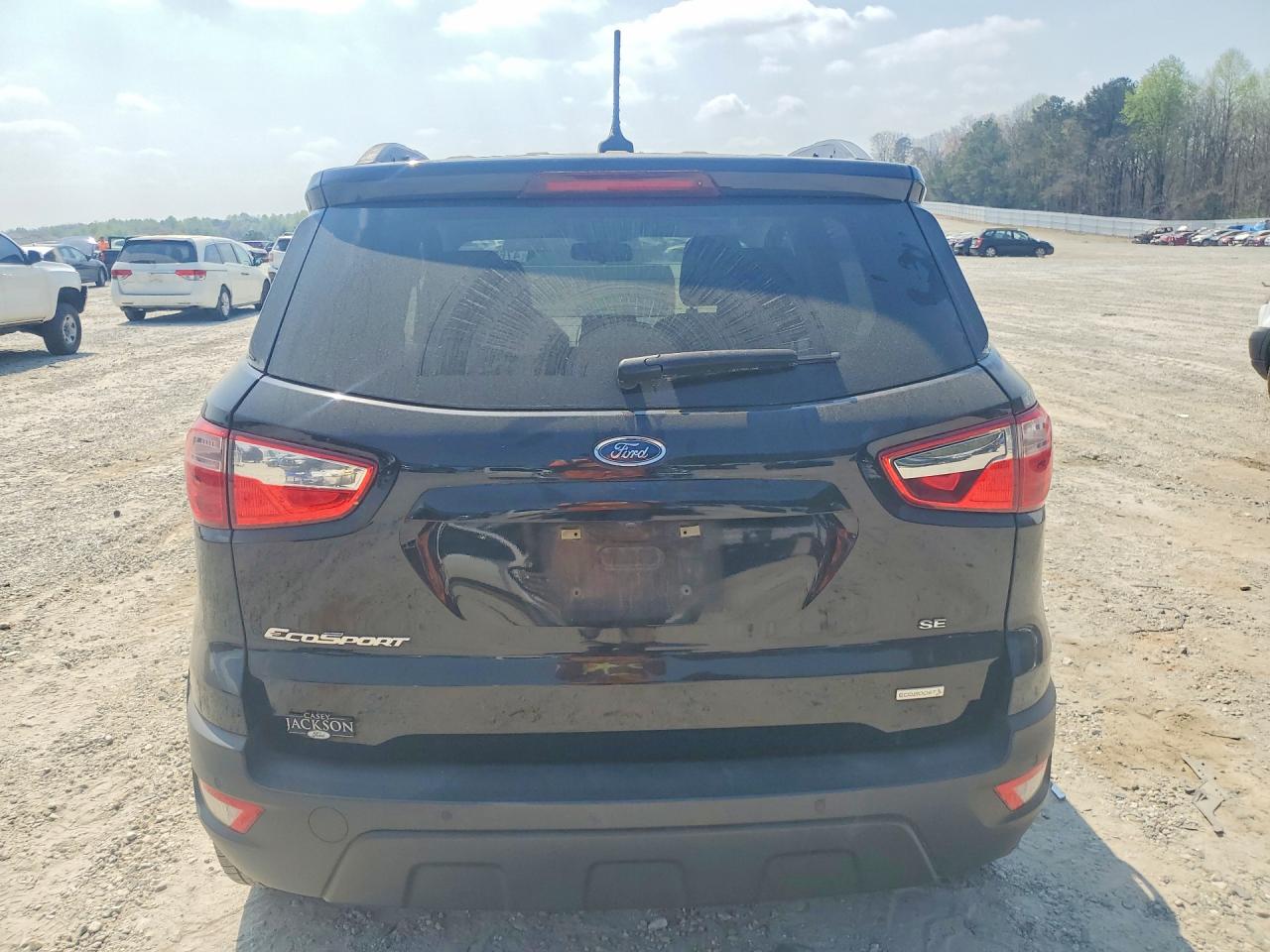 2020 Ford Ecosport Se Black vin: MAJ3S2GE7LC335494