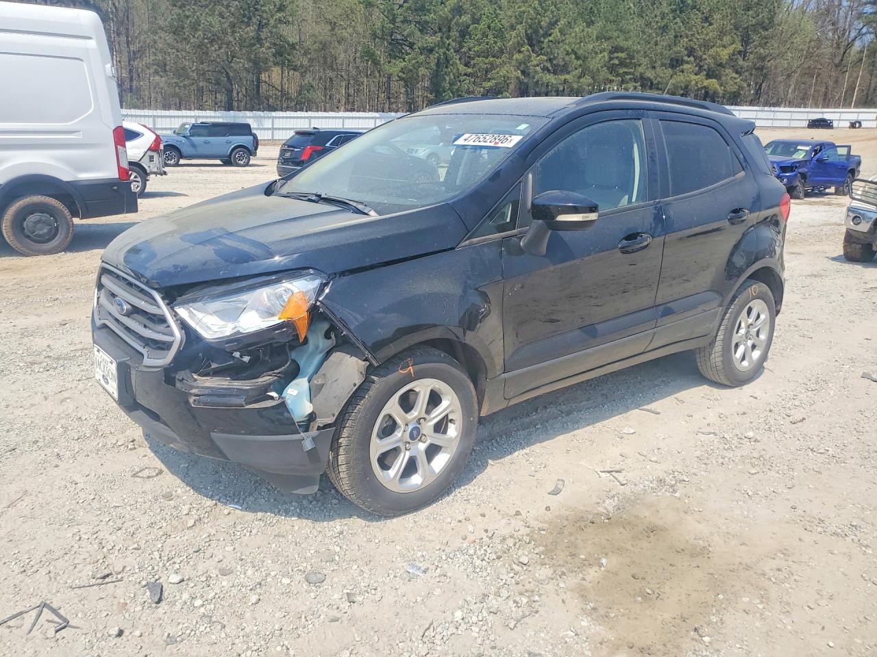 2020 Ford Ecosport Se Black vin: MAJ3S2GE7LC335494