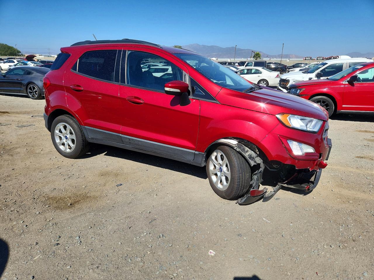 2021 Ford Ecosport Se Red vin: MAJ3S2GE7MC444099