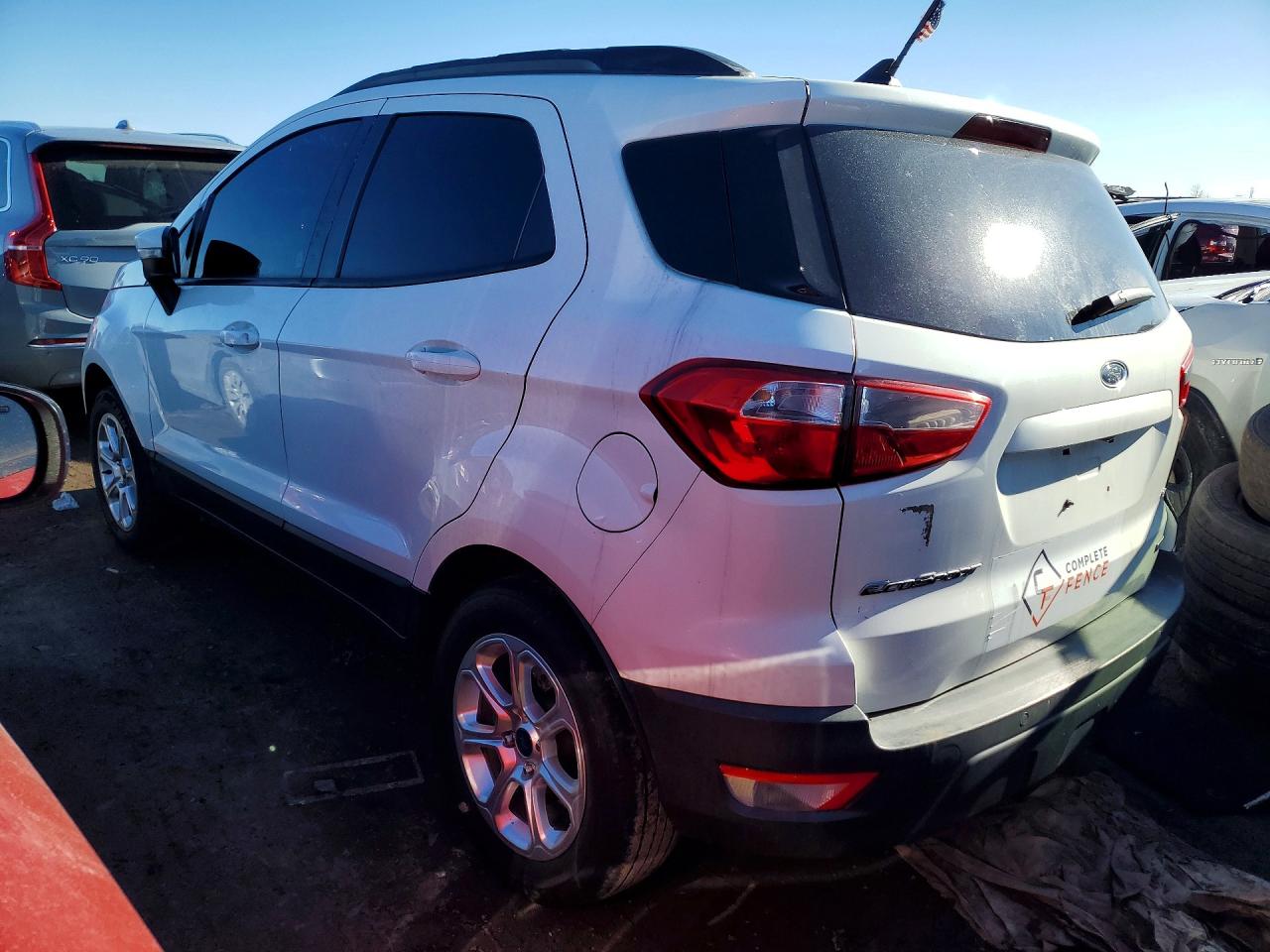2019 Ford Ecosport Se White vin: MAJ3S2GE8KC266748