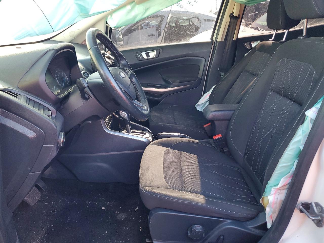2019 Ford Ecosport Se White vin: MAJ3S2GE8KC266748