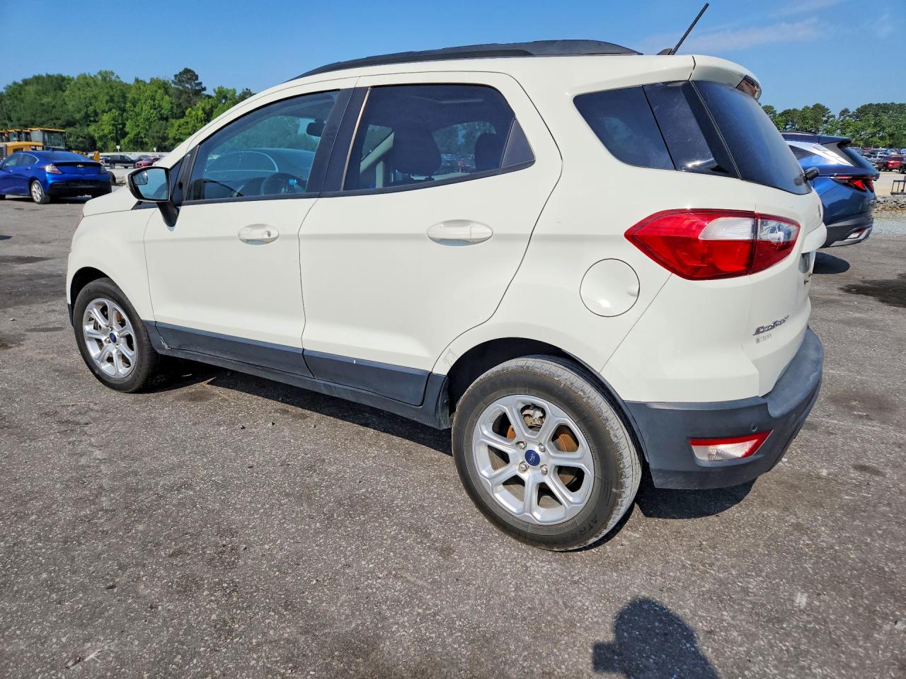 2019 Ford Ecosport Se White vin: MAJ3S2GE8KC292203
