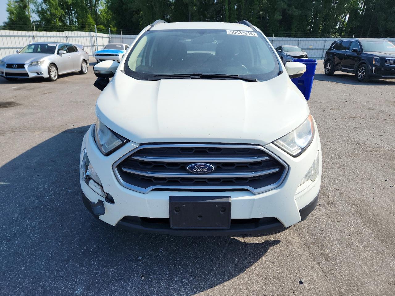 2019 Ford Ecosport Se White vin: MAJ3S2GE8KC292203