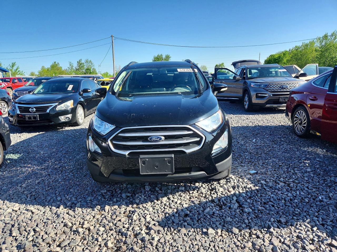 2020 Ford Ecosport Se Black vin: MAJ3S2GE8LC348285
