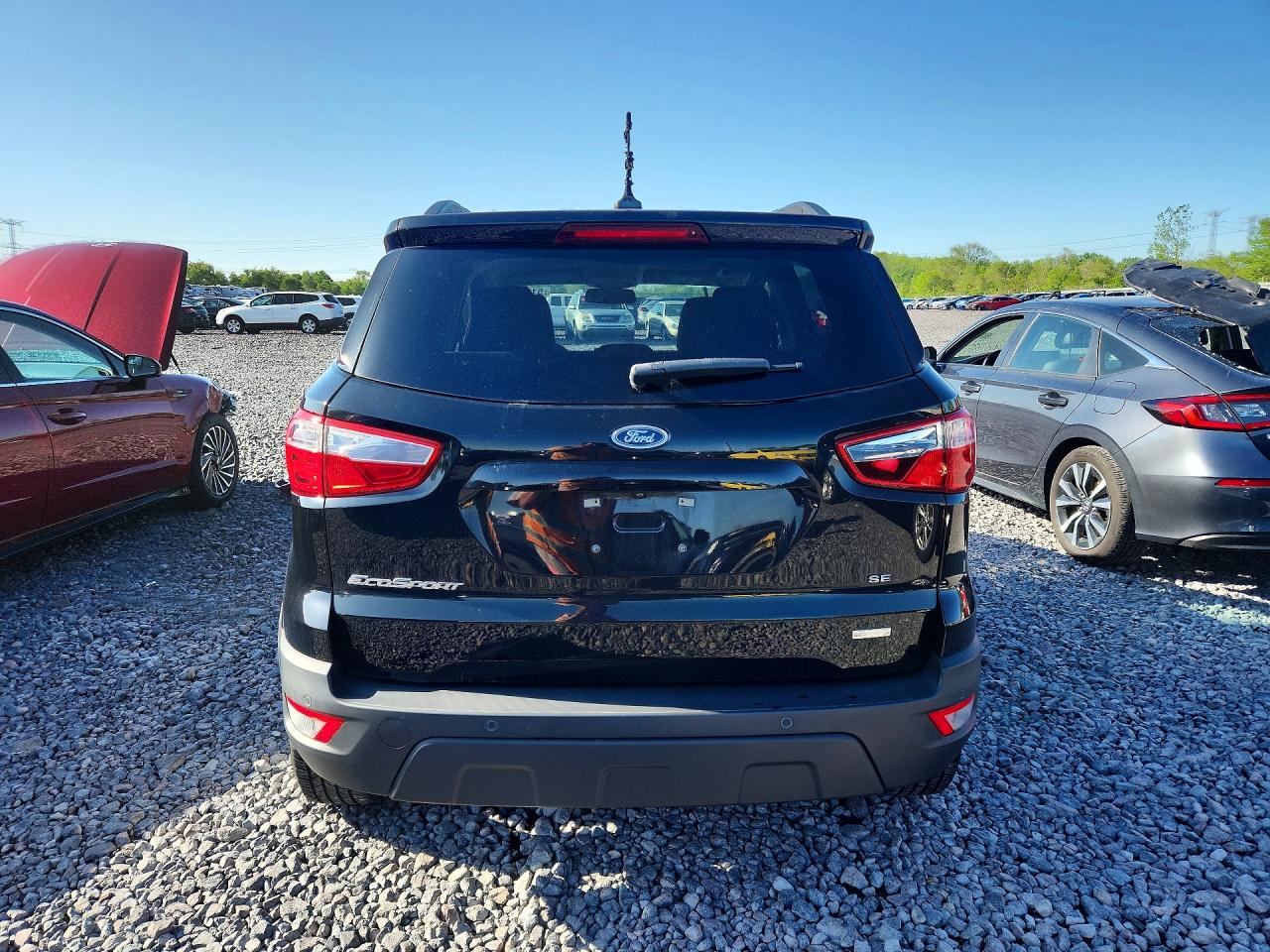 2020 Ford Ecosport Se Black vin: MAJ3S2GE8LC348285