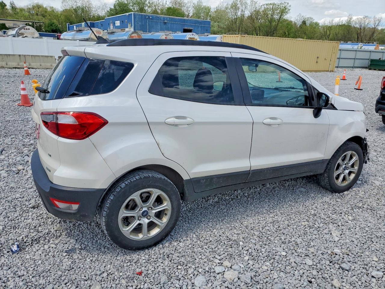 2020 Ford Ecosport Se White vin: MAJ3S2GE9LC377780