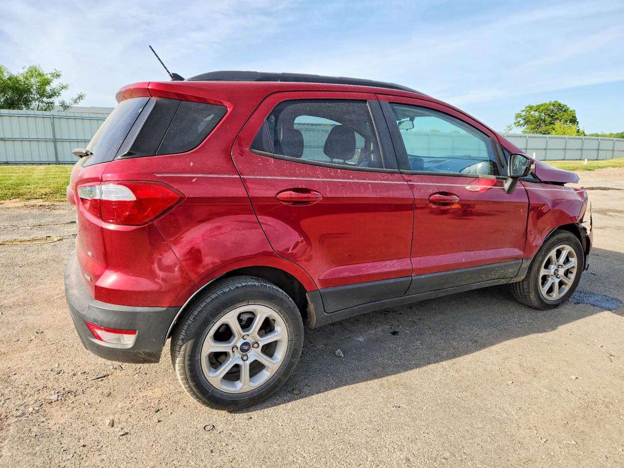 2019 Ford Ecosport Se Red vin: MAJ3S2GEXKC261633