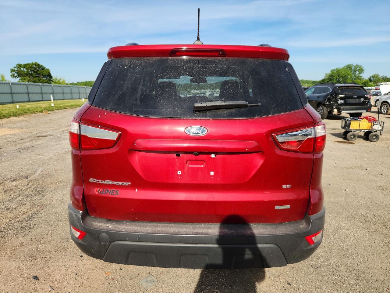 2019 Ford Ecosport Se Red vin: MAJ3S2GEXKC261633