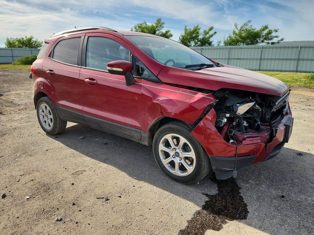 2019 Ford Ecosport Se Red vin: MAJ3S2GEXKC261633