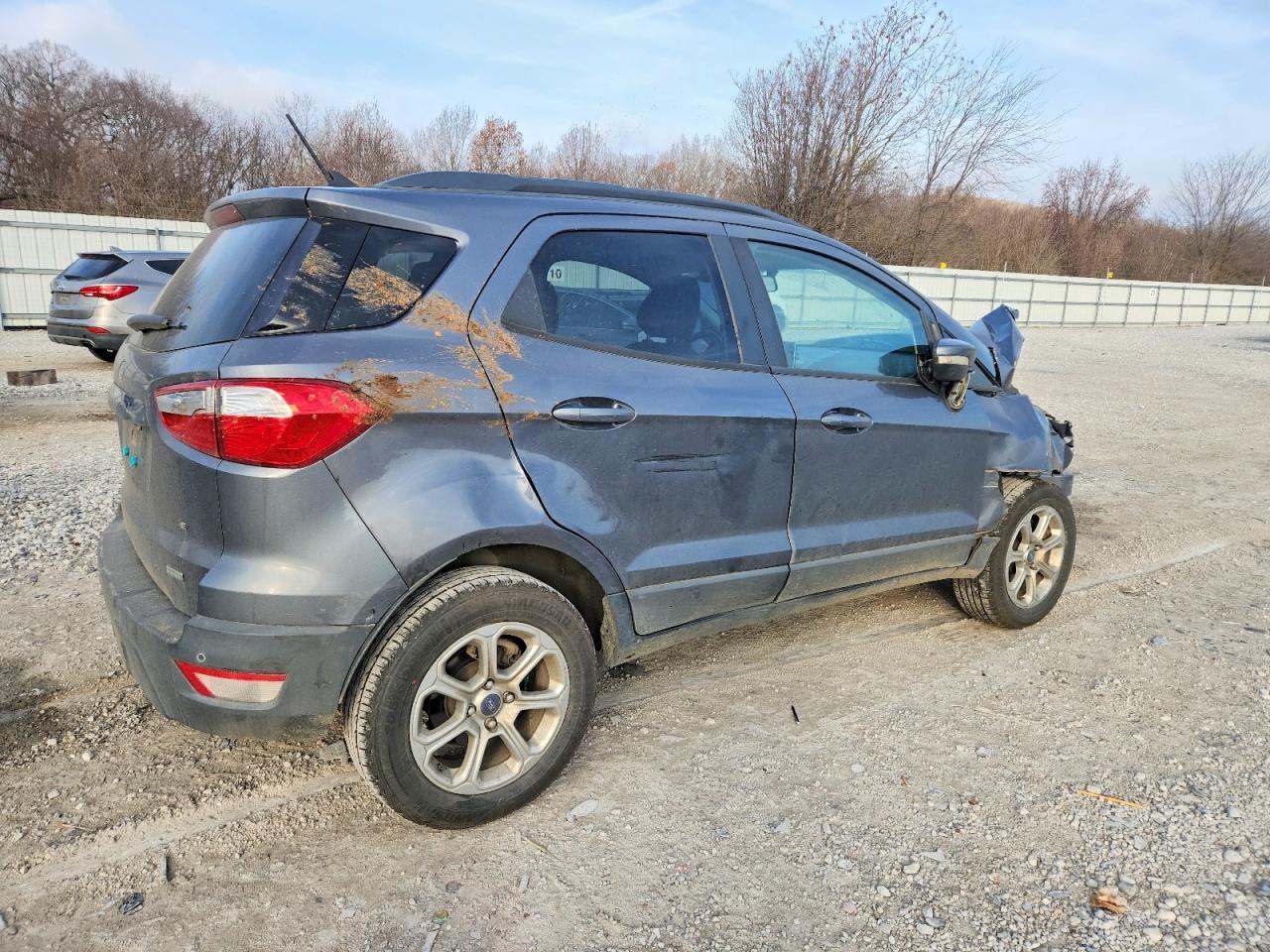 2019 Ford Ecosport Se Gray vin: MAJ3S2GEXKC296978