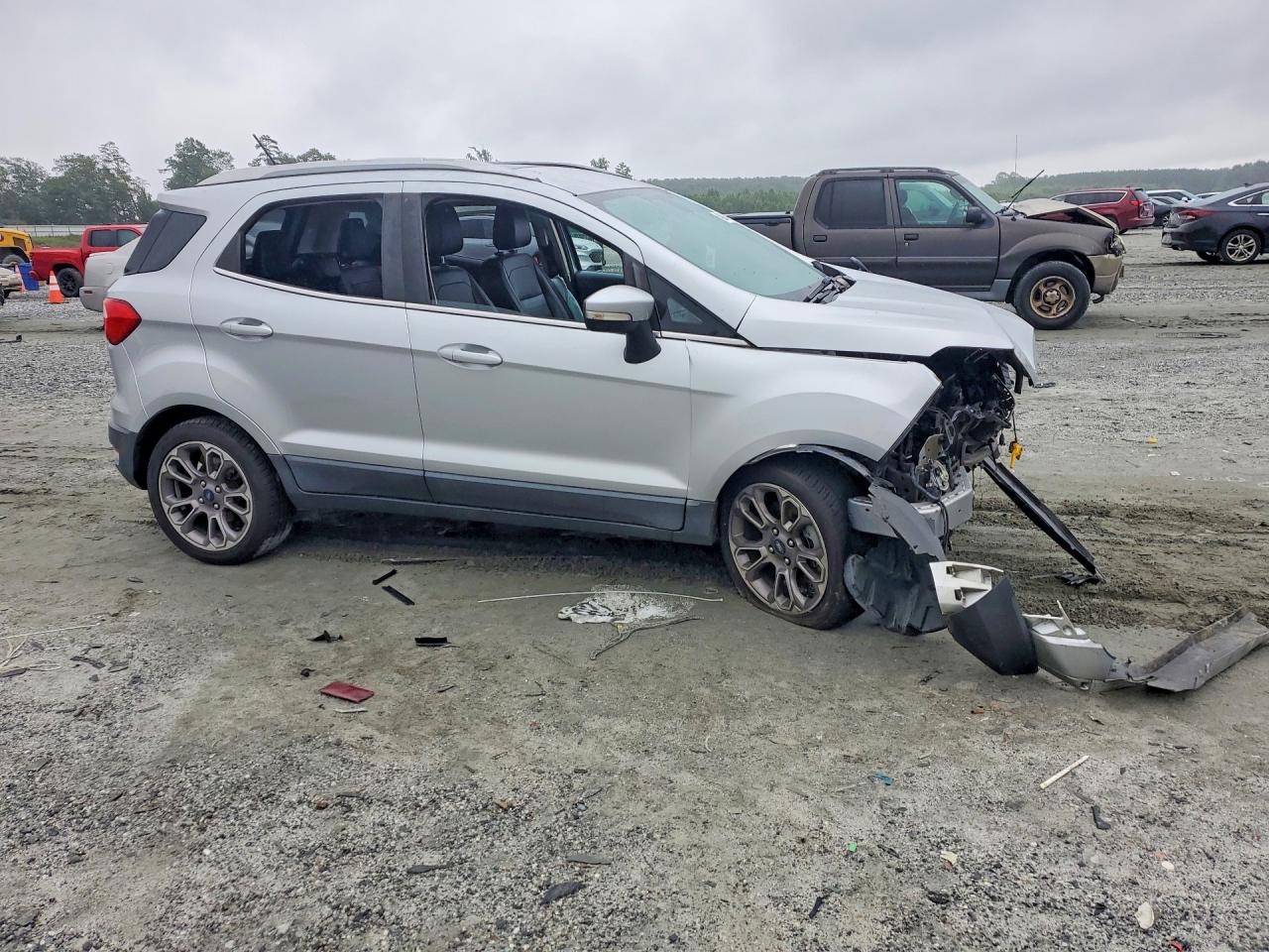 2019 Ford Ecosport Titanium Silver vin: MAJ3S2KE7KC276761