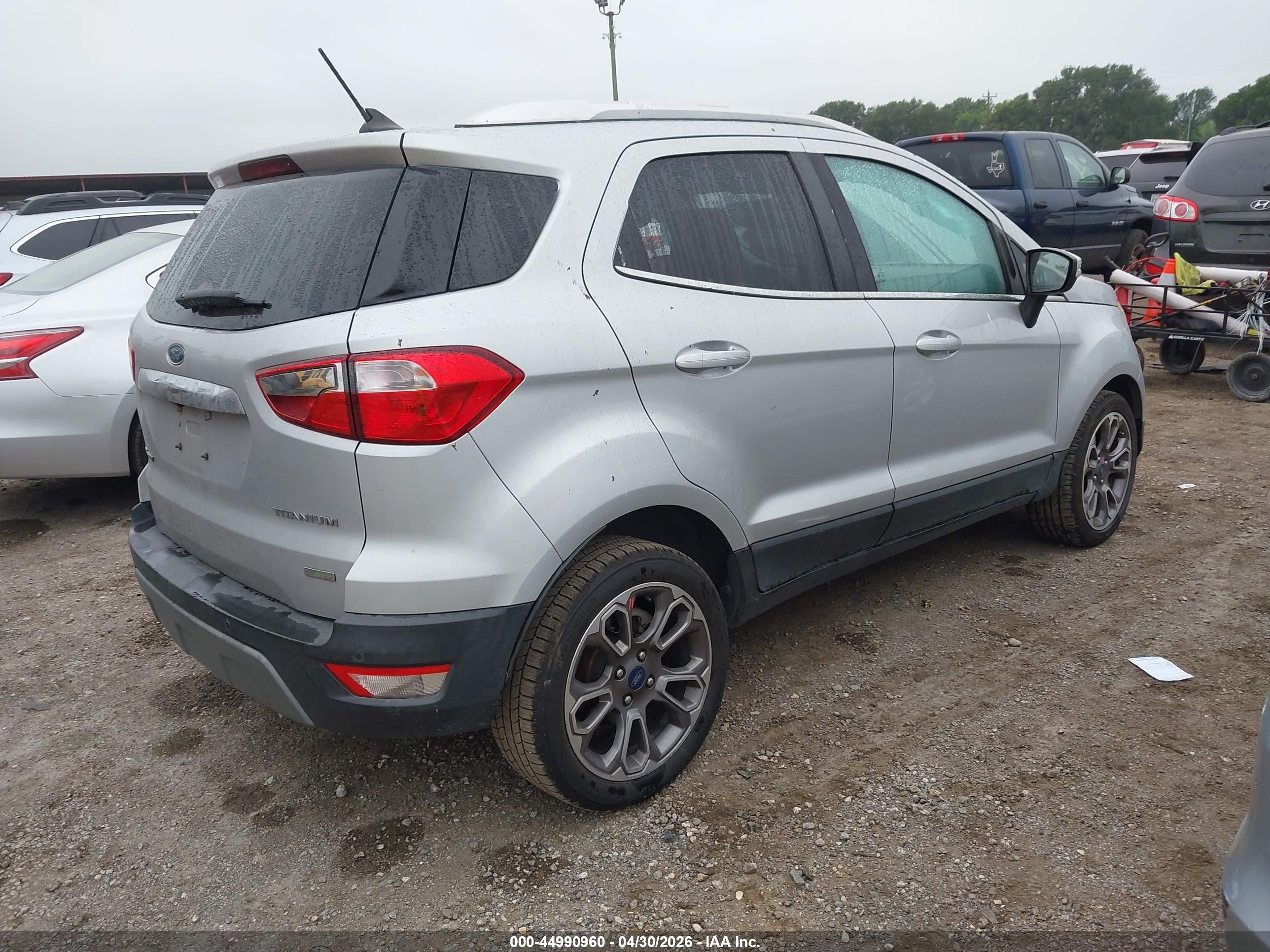 2019 Ford Ecosport Titanium Silver vin: MAJ3S2KE8KC276882