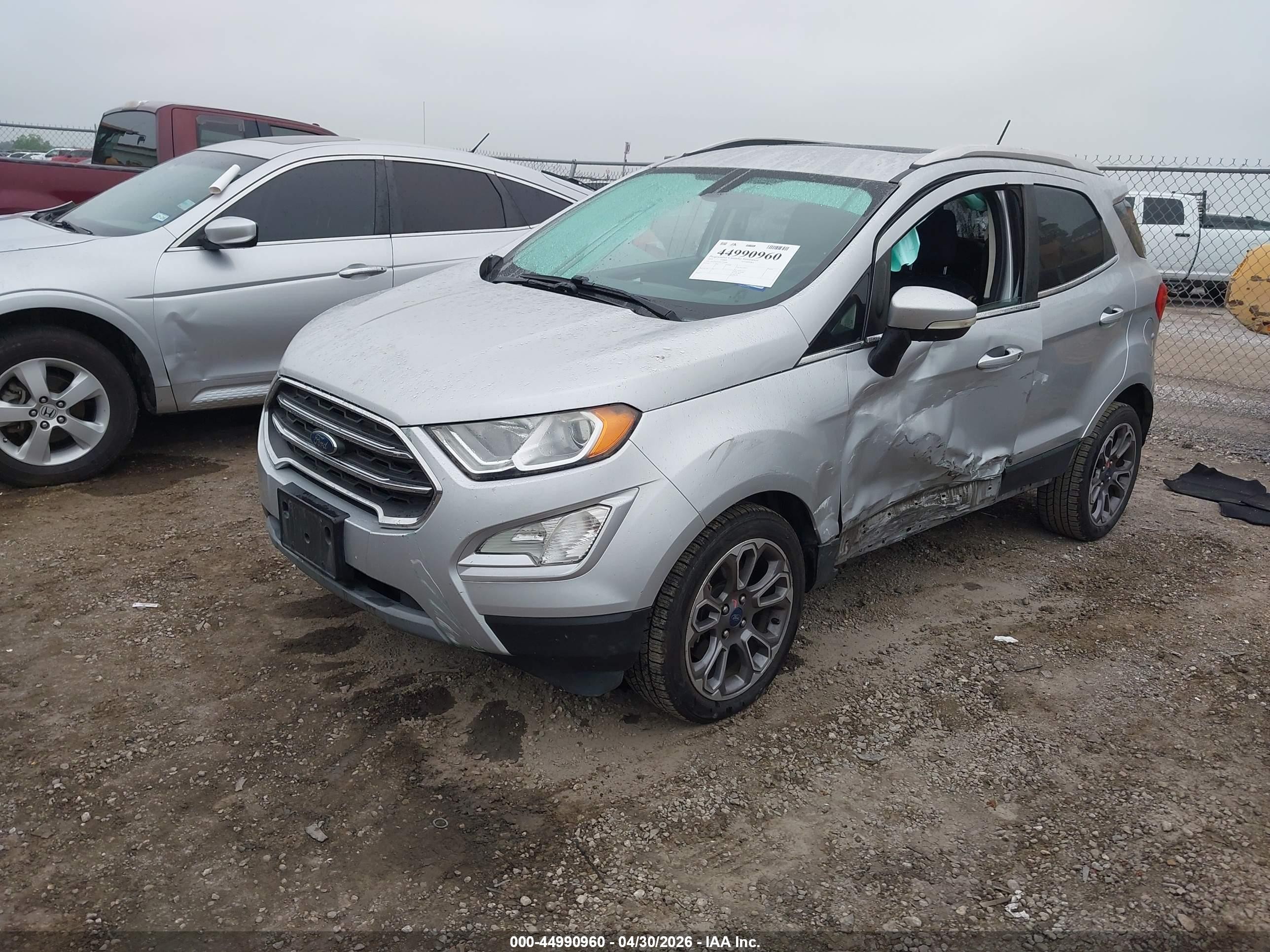 2019 Ford Ecosport Titanium Silver vin: MAJ3S2KE8KC276882