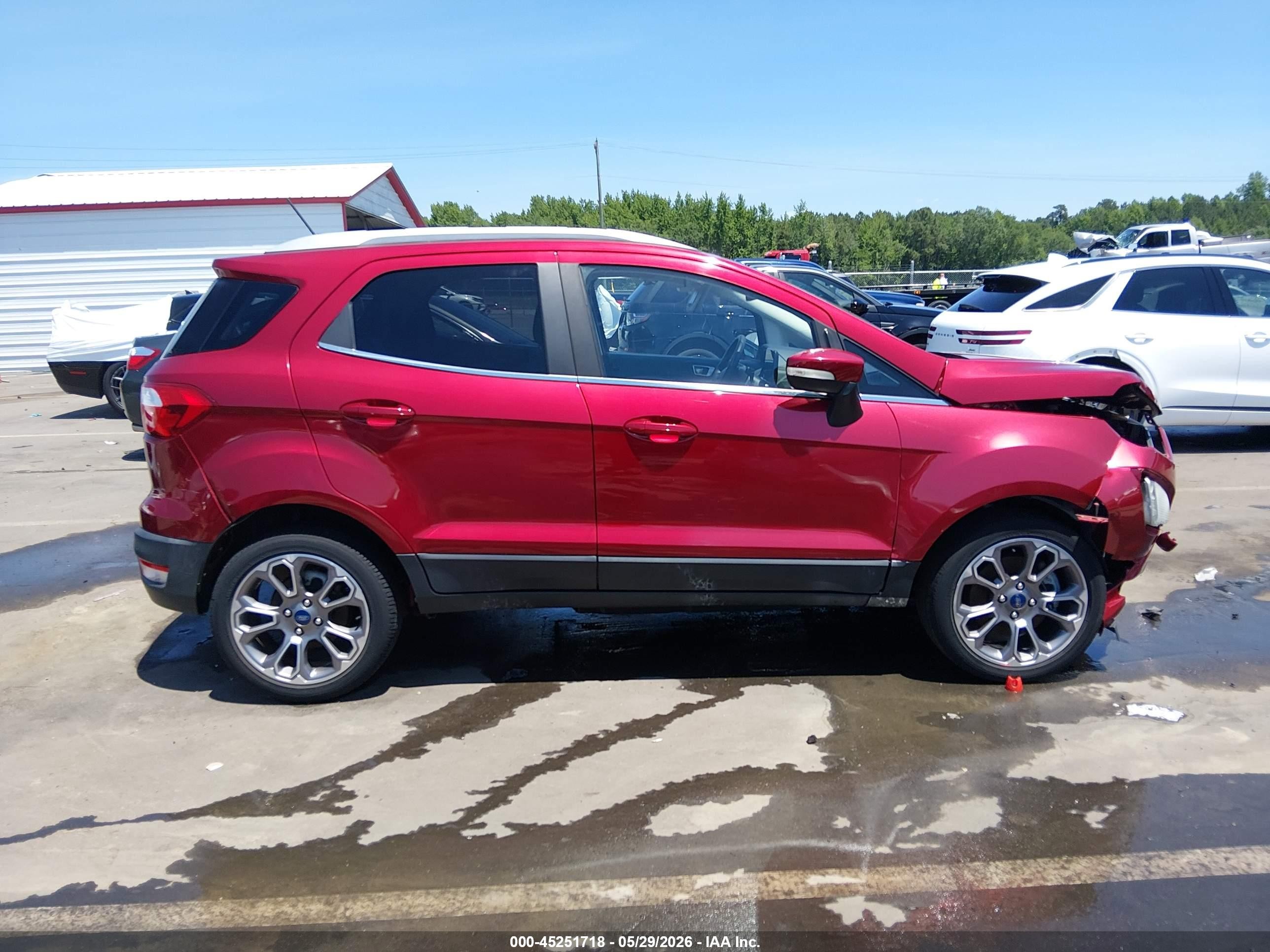 2019 Ford Ecosport Titanium Red vin: MAJ3S2KE8KC309721