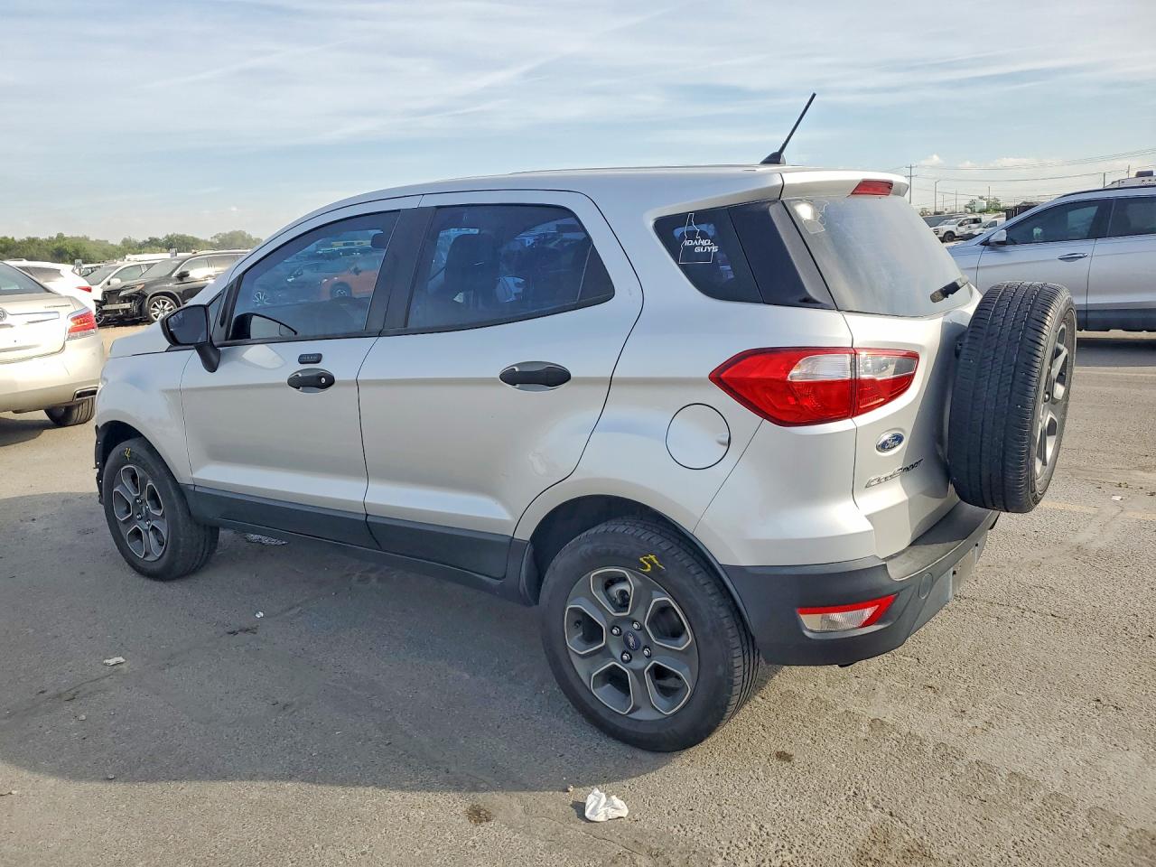 2018 Ford Ecosport S Silver vin: MAJ6P1SL0JC207755