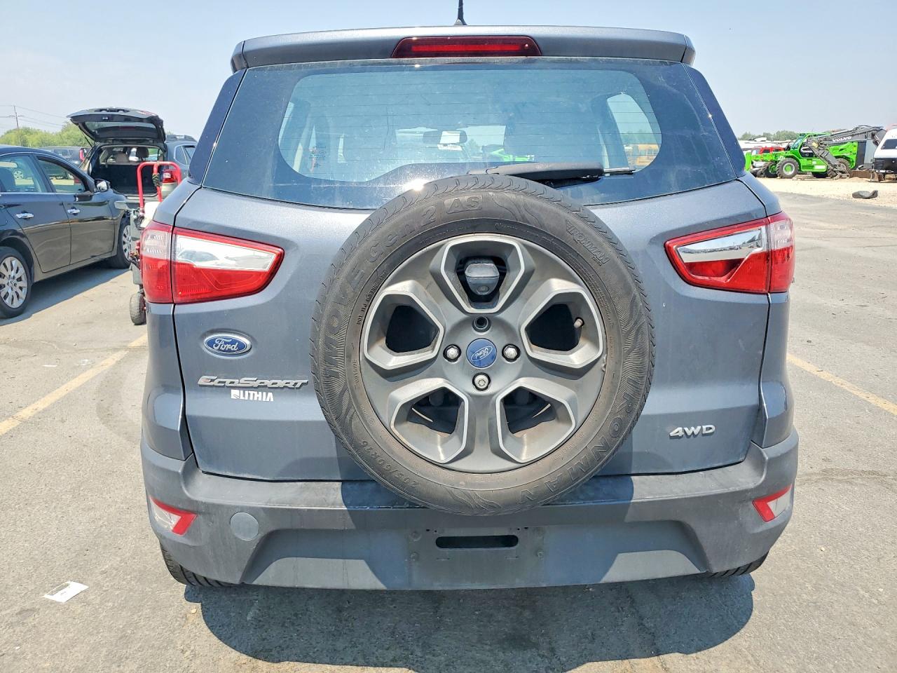 2018 Ford Ecosport S Blue vin: MAJ6P1SL9JC196870
