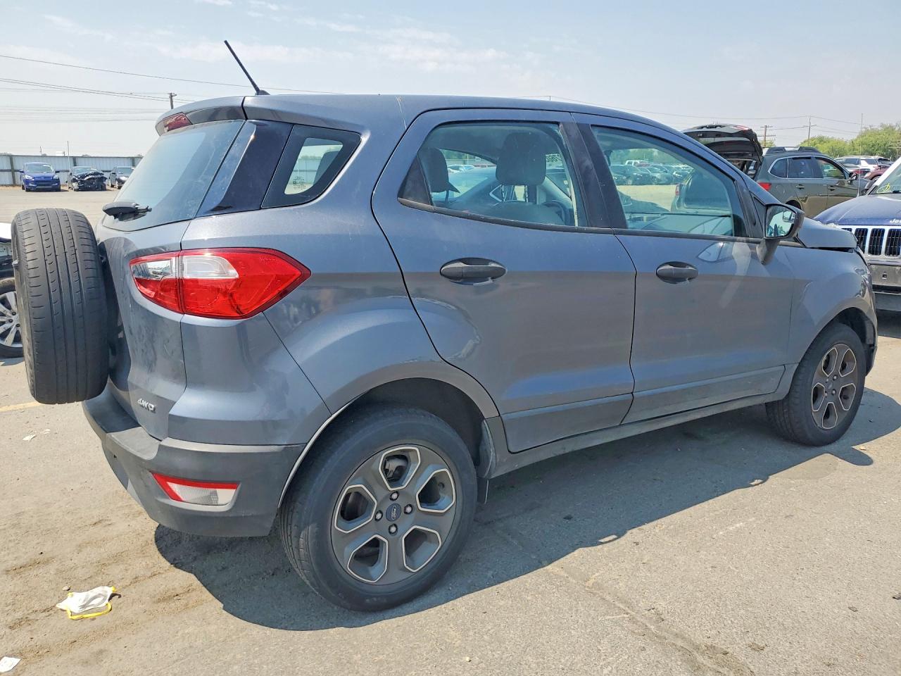 2018 Ford Ecosport S Blue vin: MAJ6P1SL9JC196870