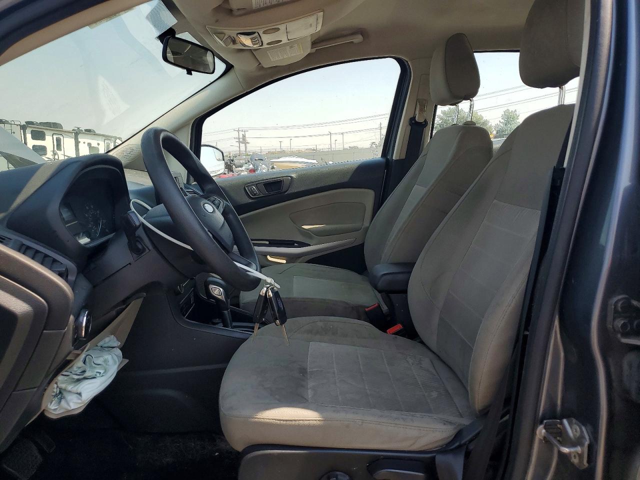 2018 Ford Ecosport S Blue vin: MAJ6P1SL9JC196870