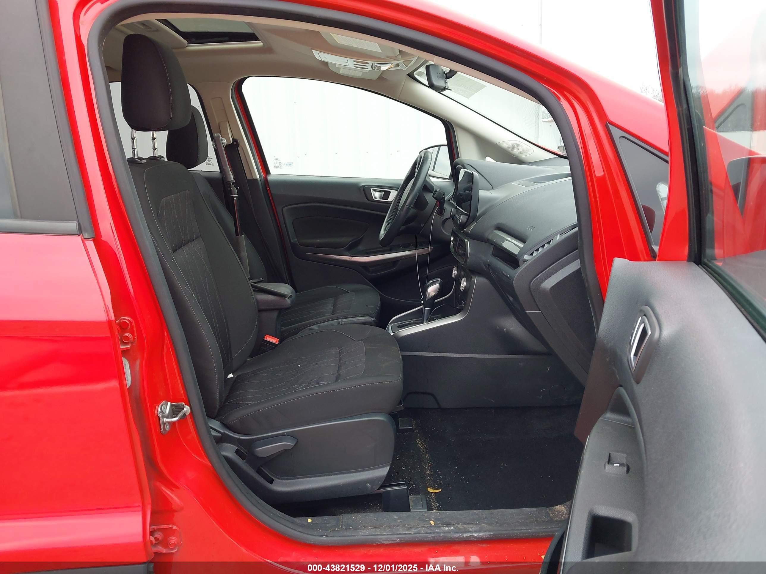 2018 Ford Ecosport Se Red vin: MAJ6P1UL5JC199665