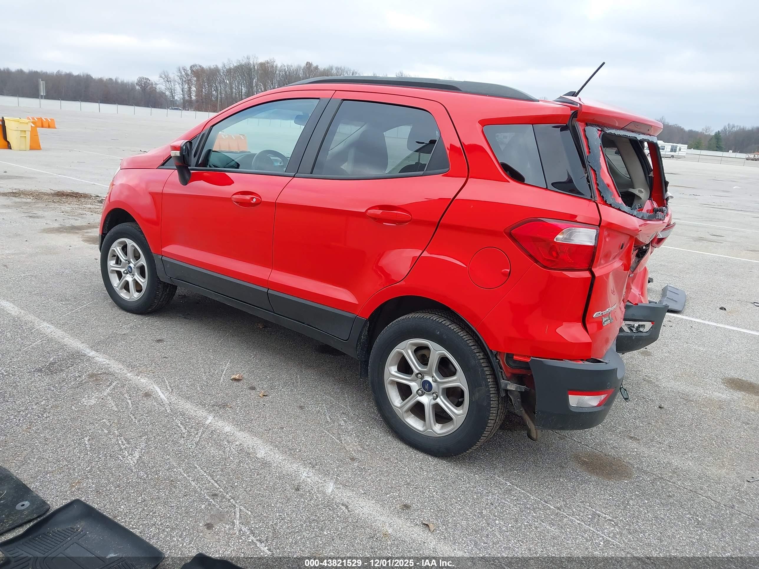 2018 Ford Ecosport Se Red vin: MAJ6P1UL5JC199665