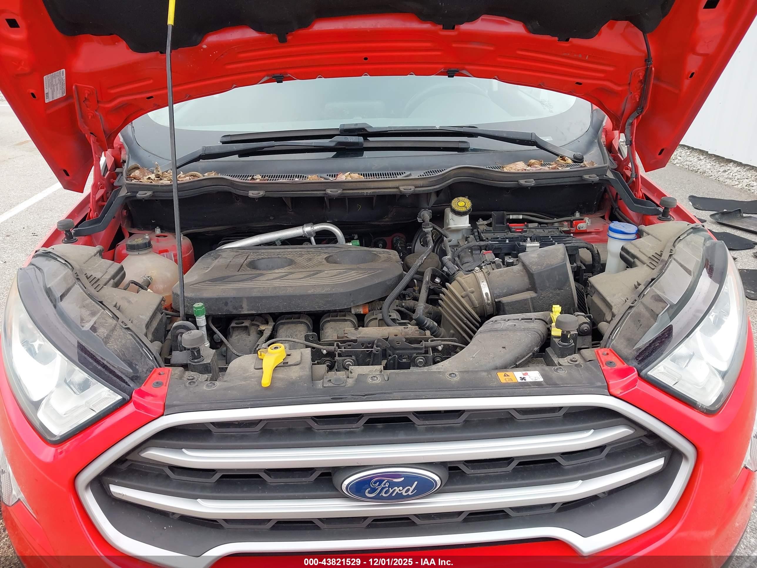 2018 Ford Ecosport Se Red vin: MAJ6P1UL5JC199665